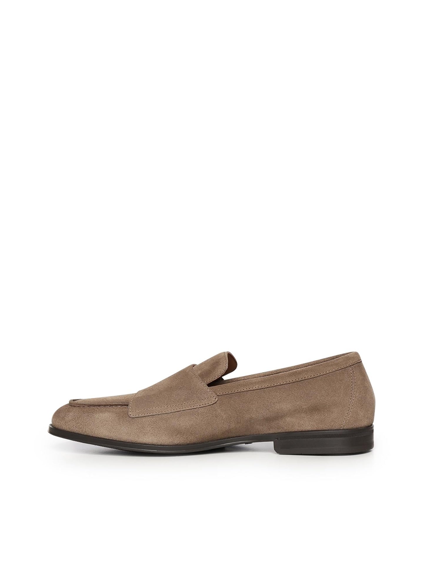 Mocassino doppia fibbia in suede