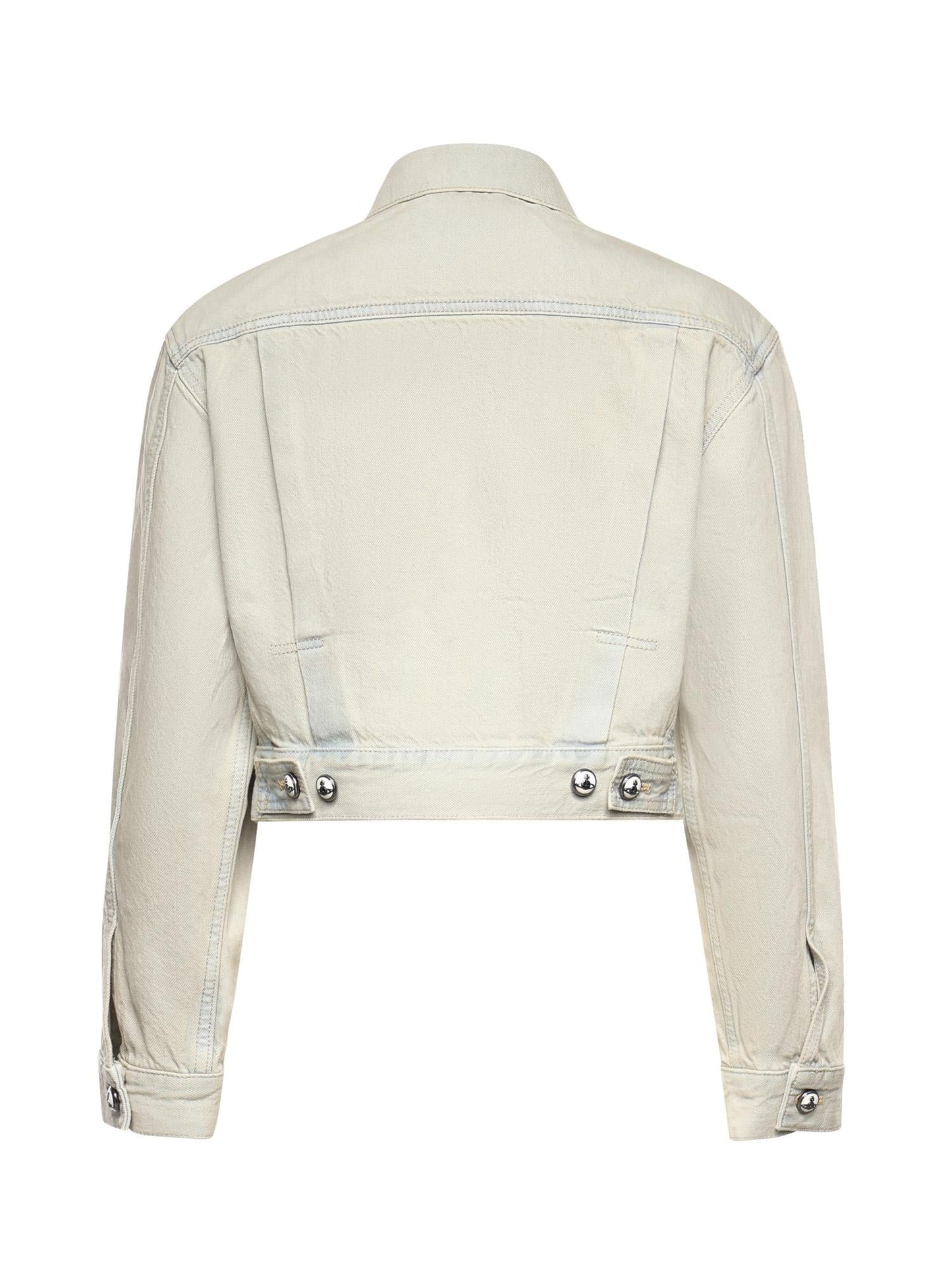 Giacca cropped Marlene in denim