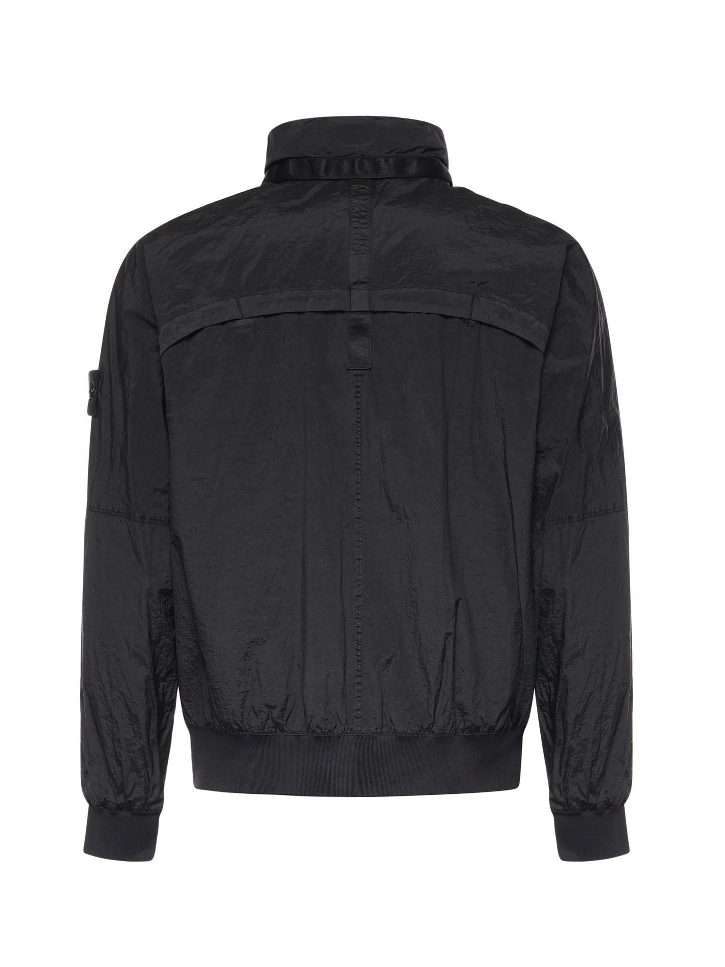Giacca con colletto rigido in Nylon Metal