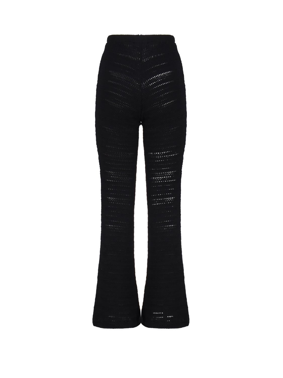Pantalone svasato con anello