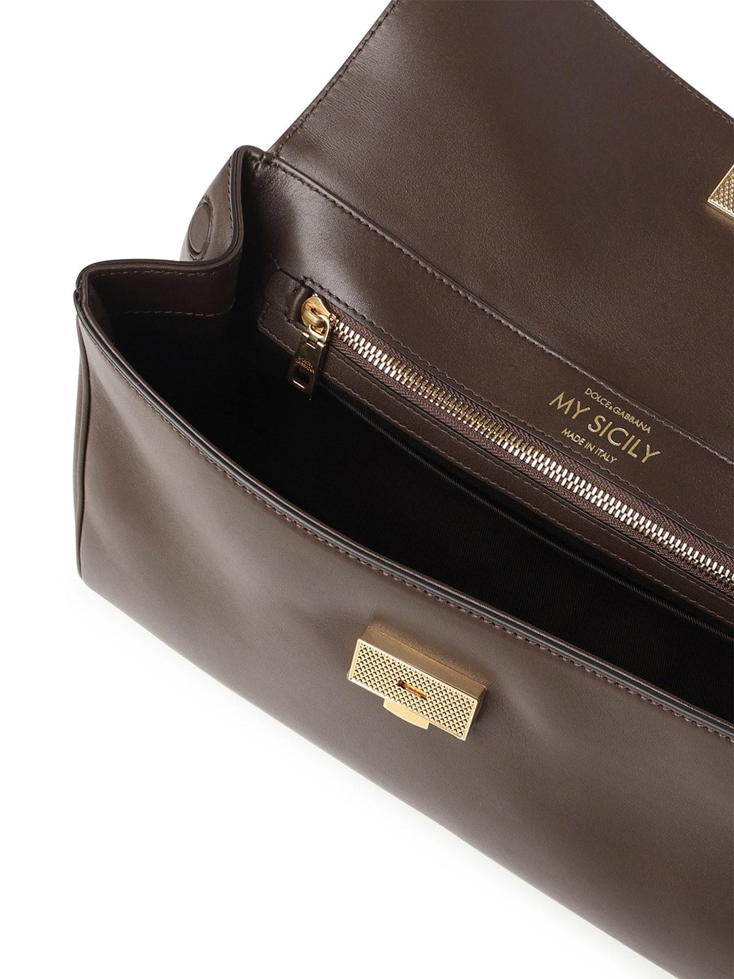 Borsa a mano My Sicily in pelle di vitello