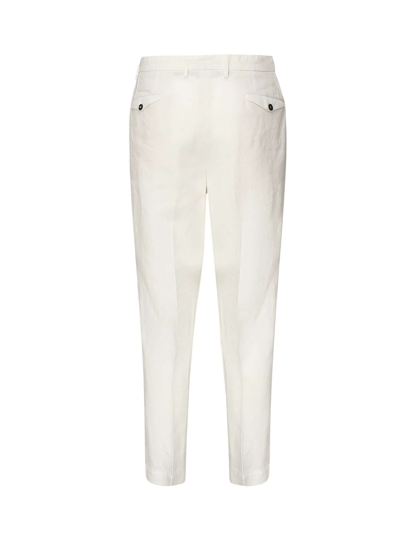 Pantaloni pince in lino