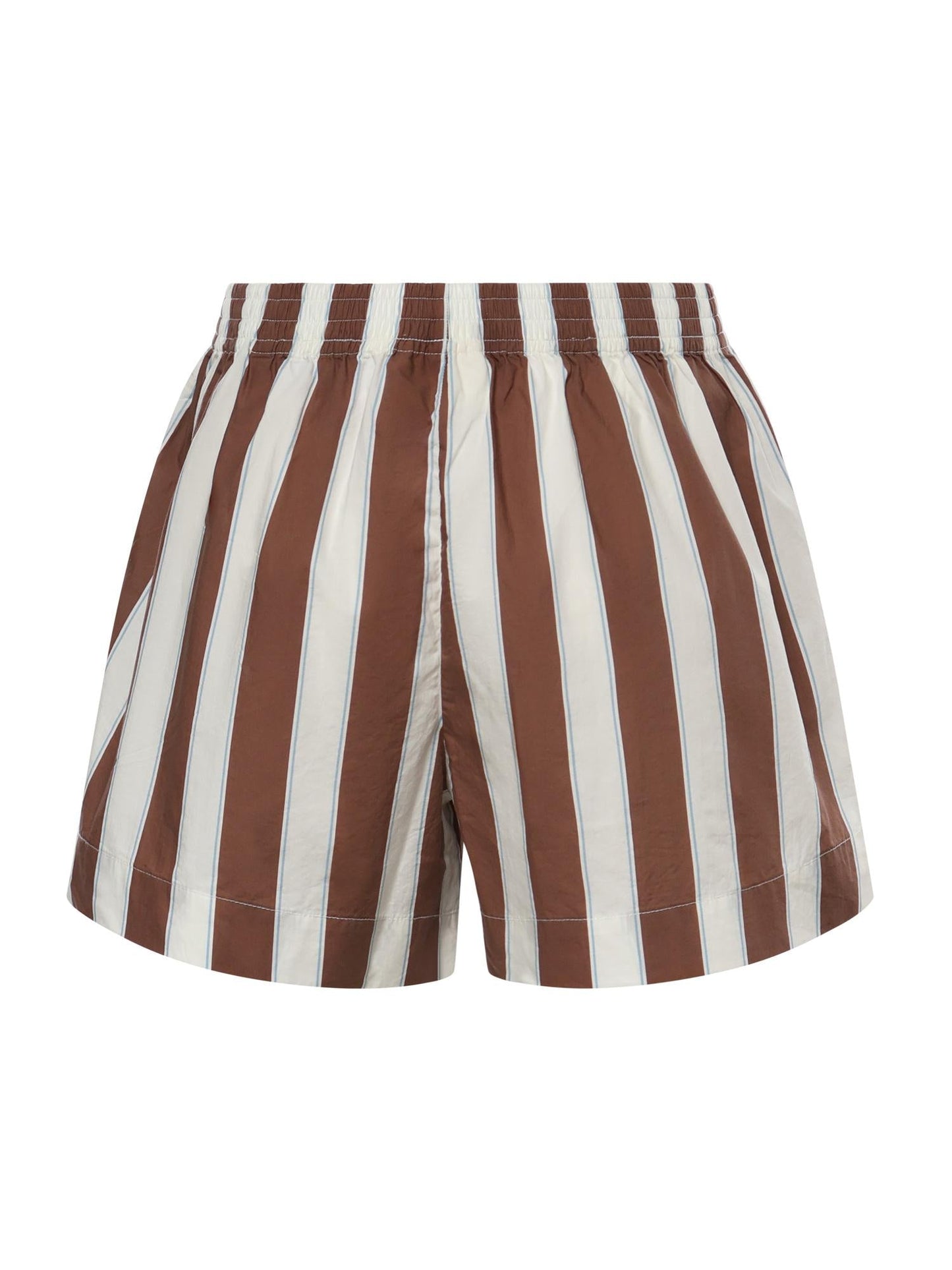 Shorts in cotone a righe