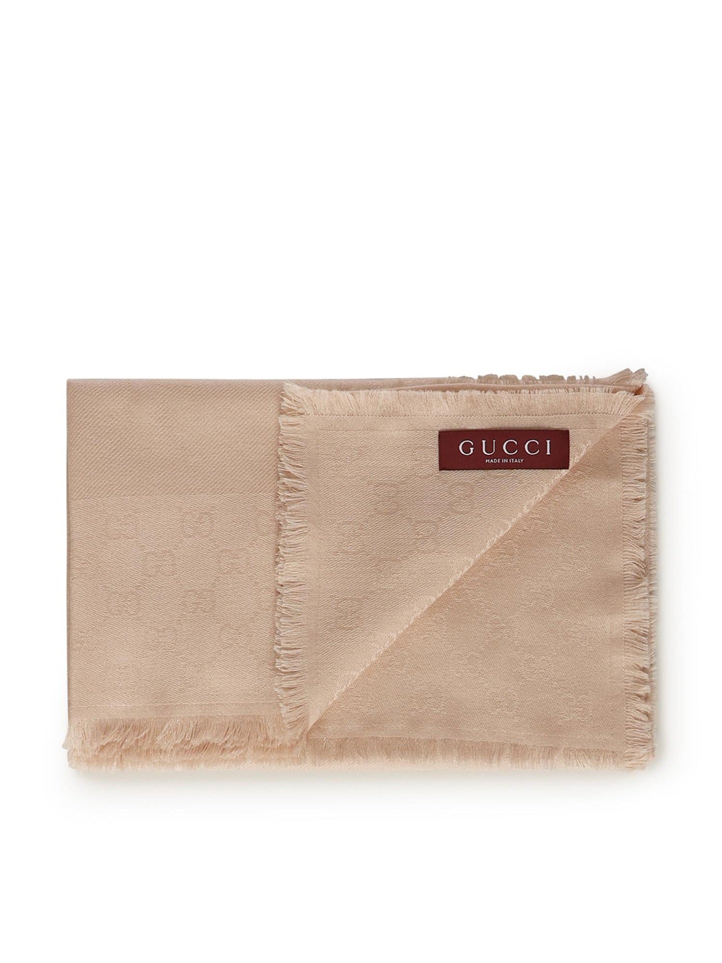 Scialle in lana e seta jacquard