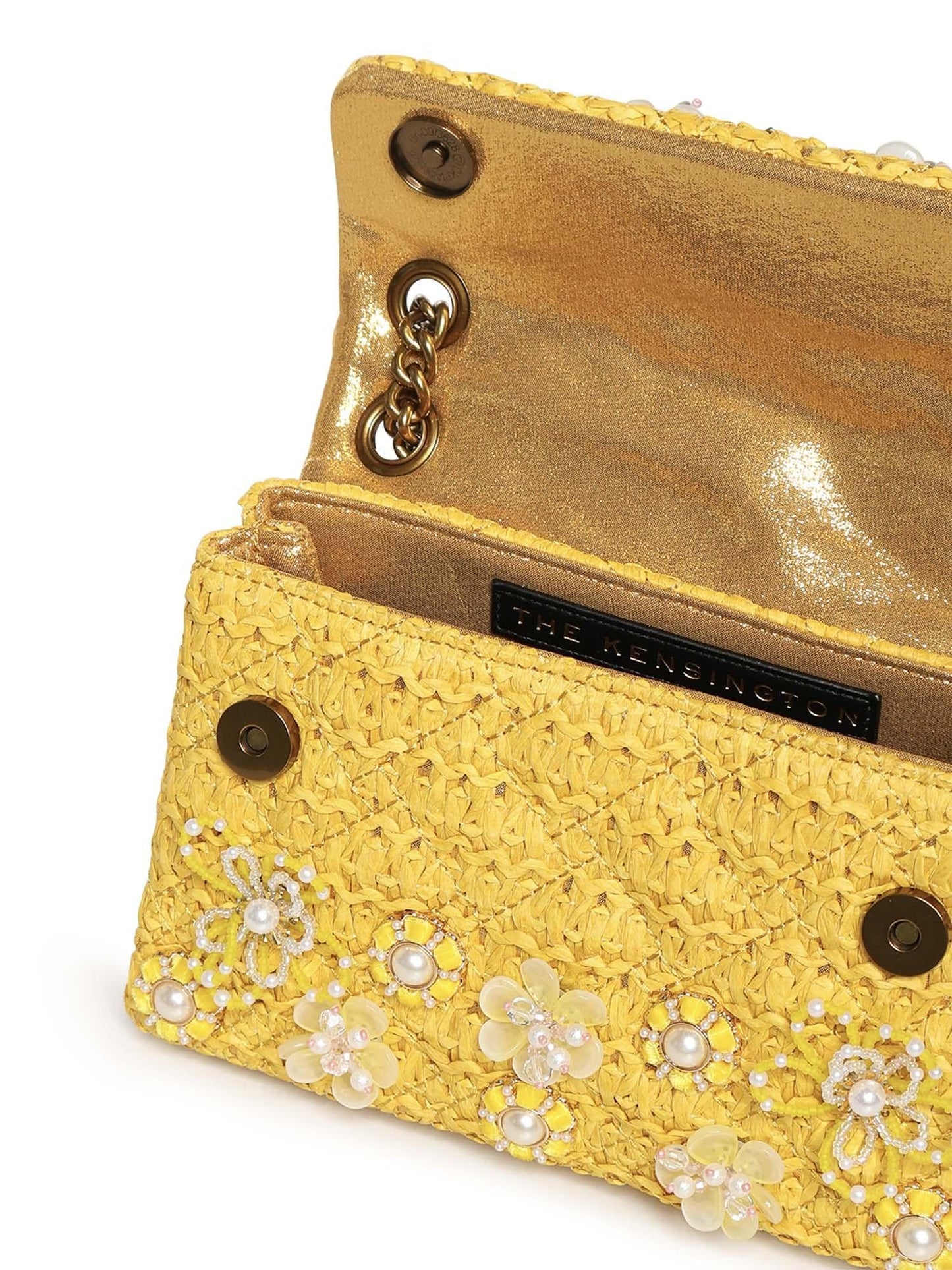 Mini bag Kensington in rafia