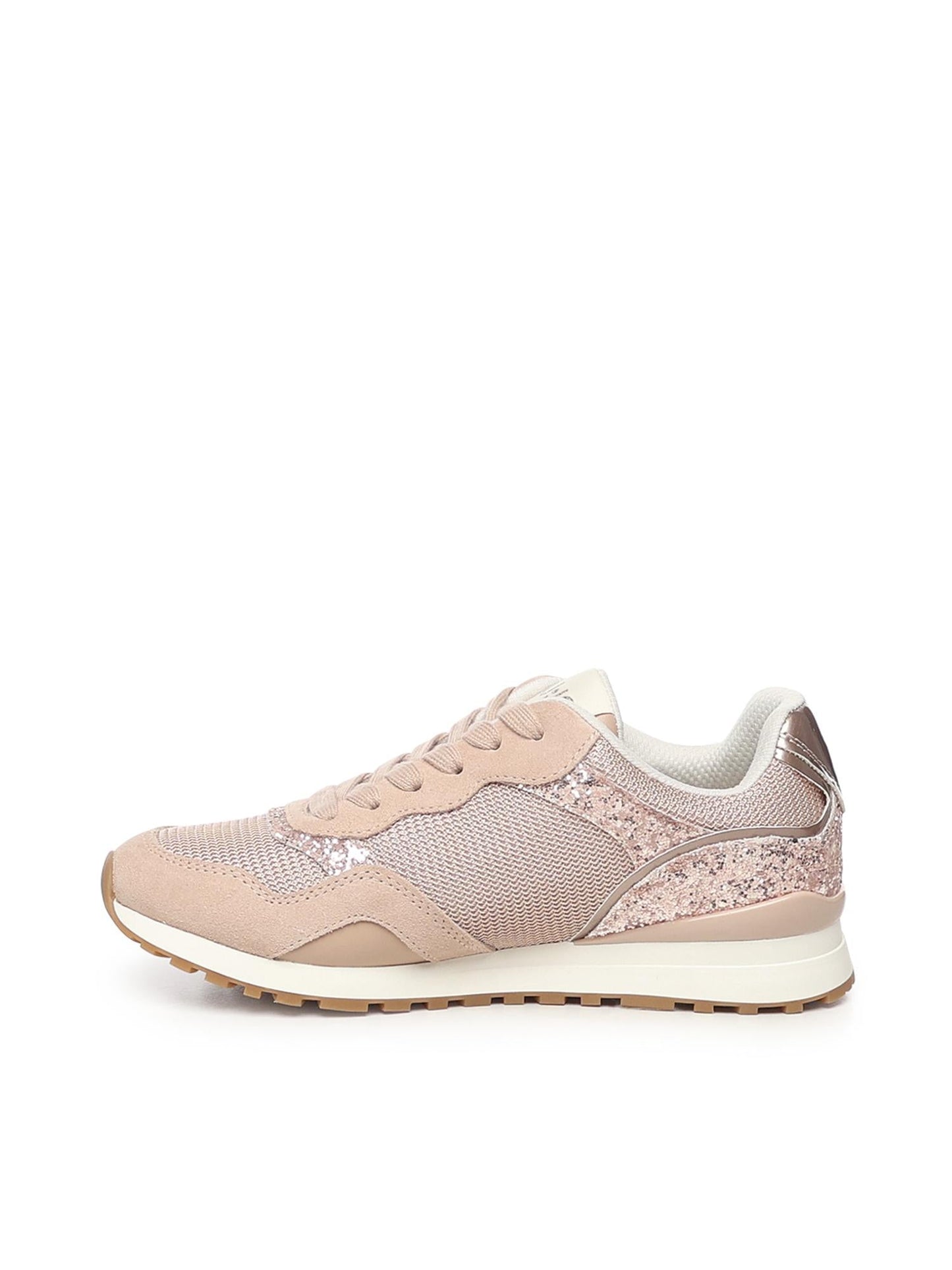 Sneakers glitter e mesh