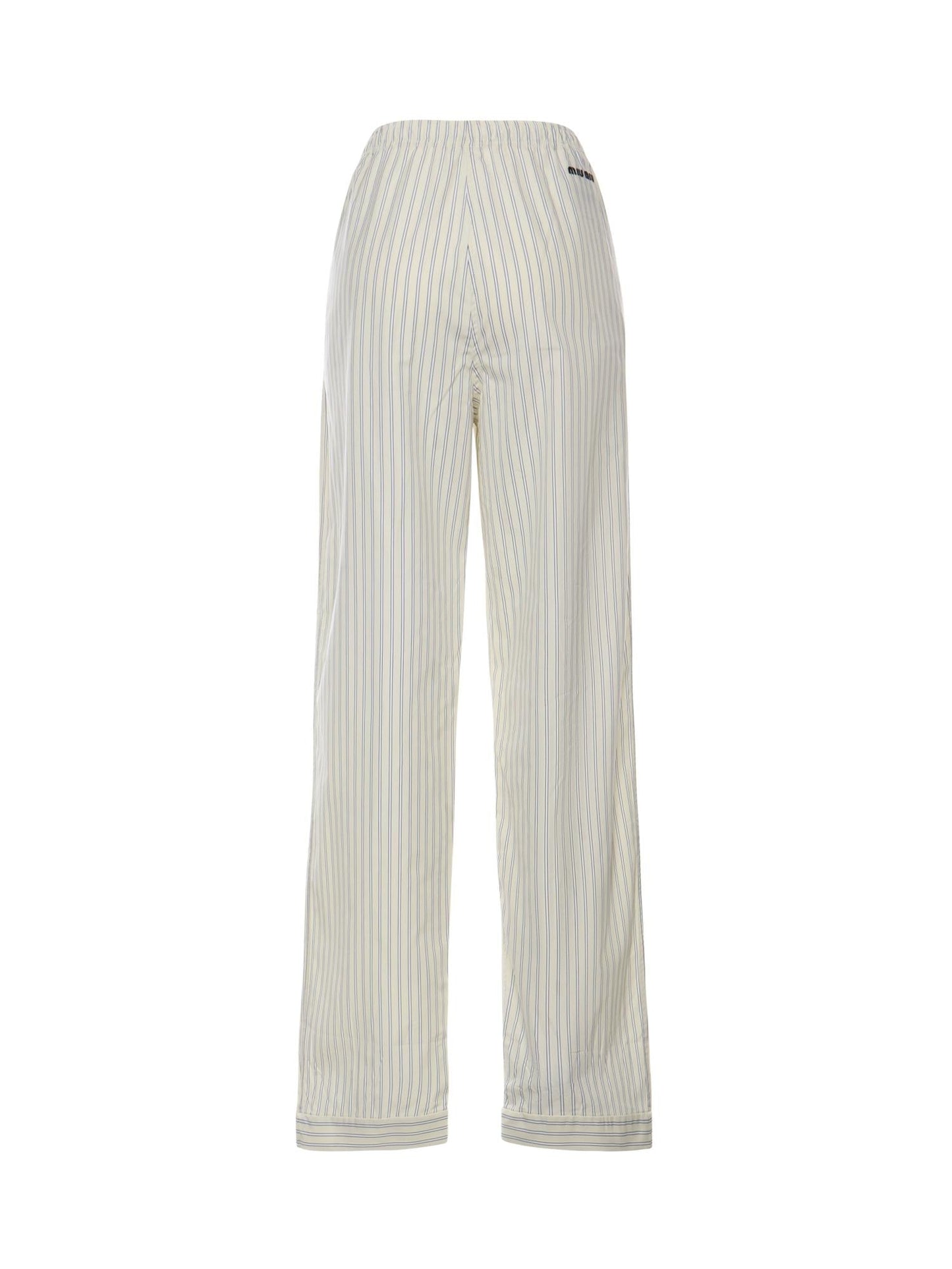Pantaloni pigiama in popeline riga