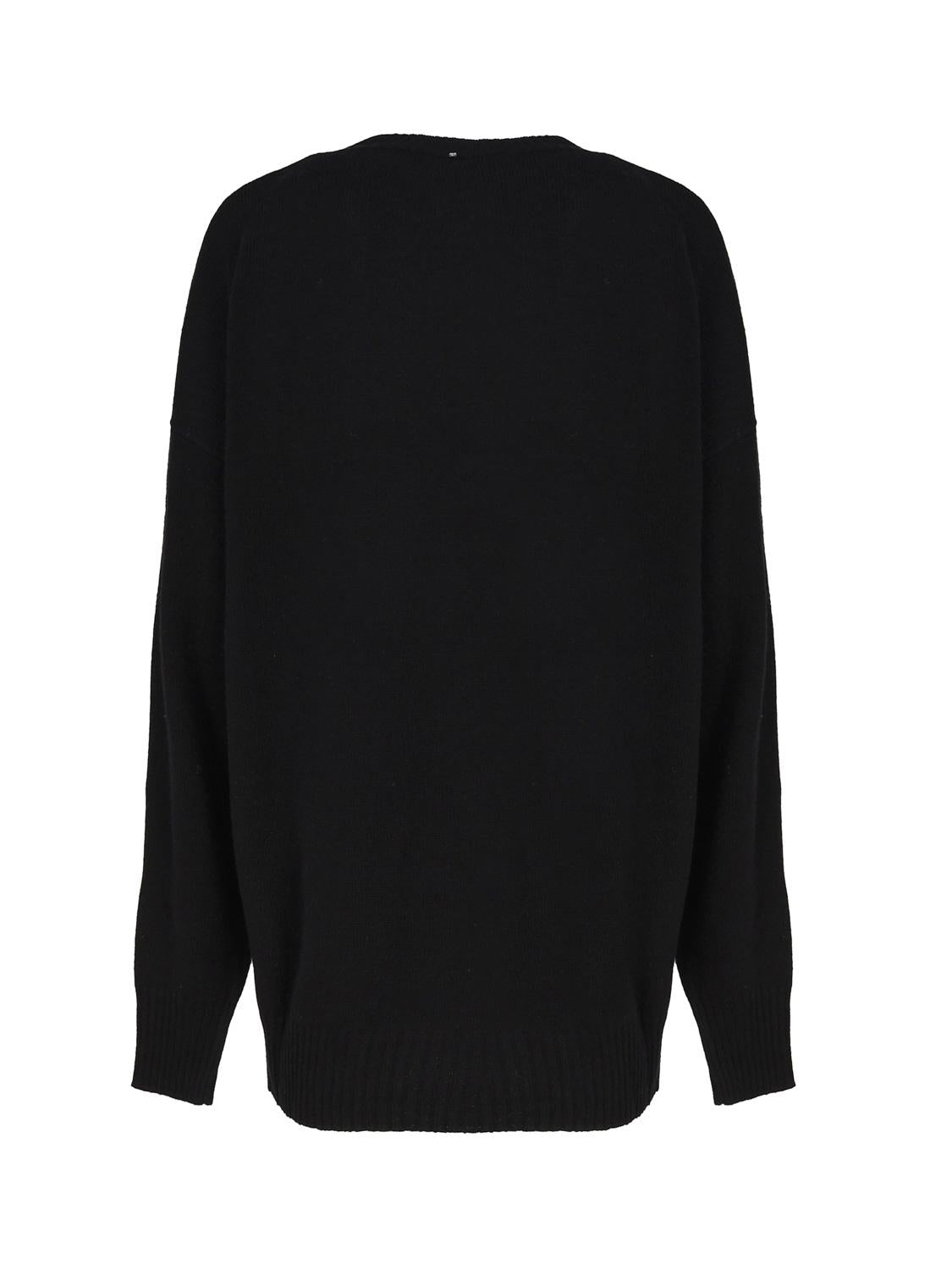 Abito oversize in misto cashmere