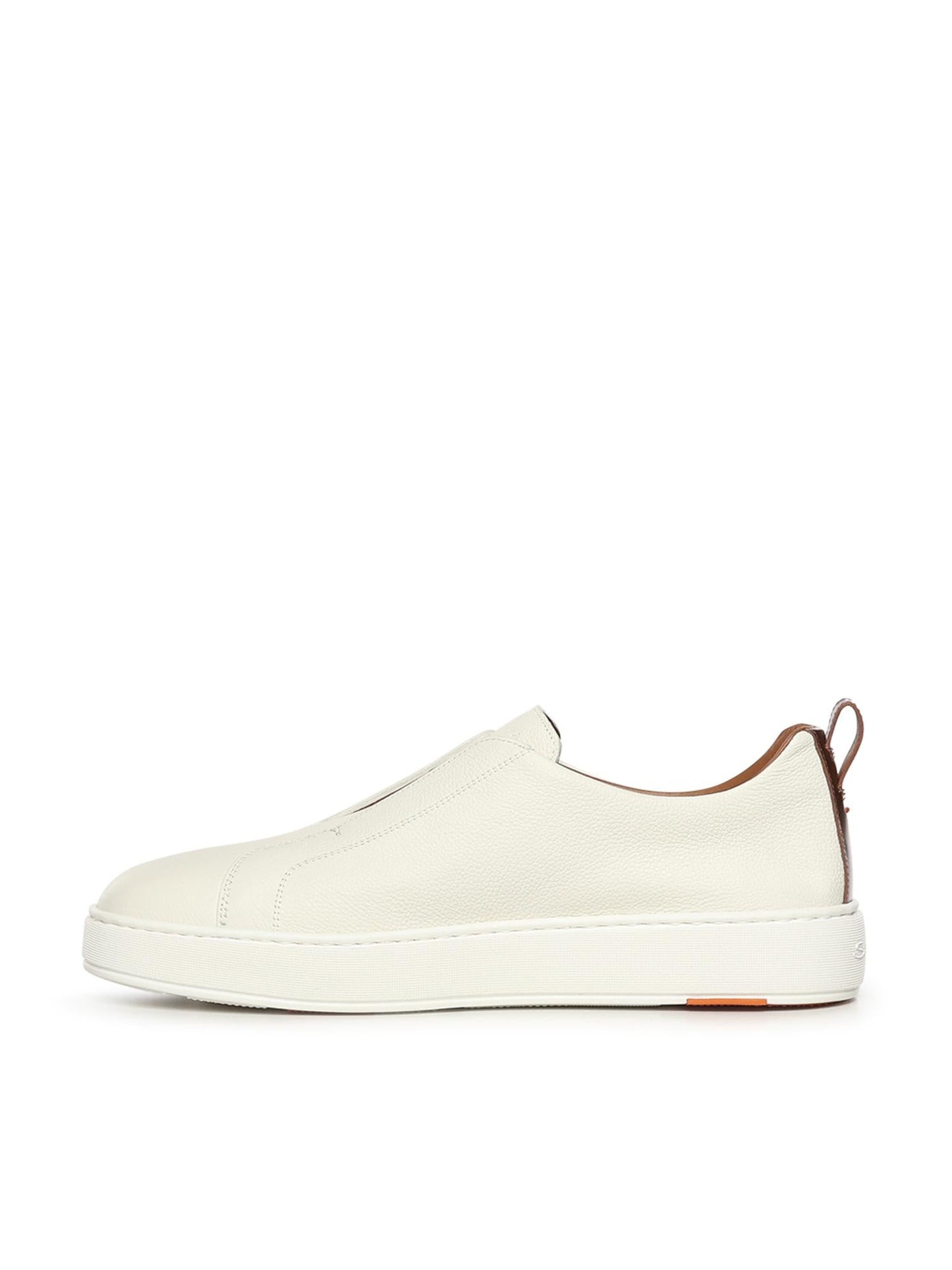 Sneaker slip-on in pelle bottolata