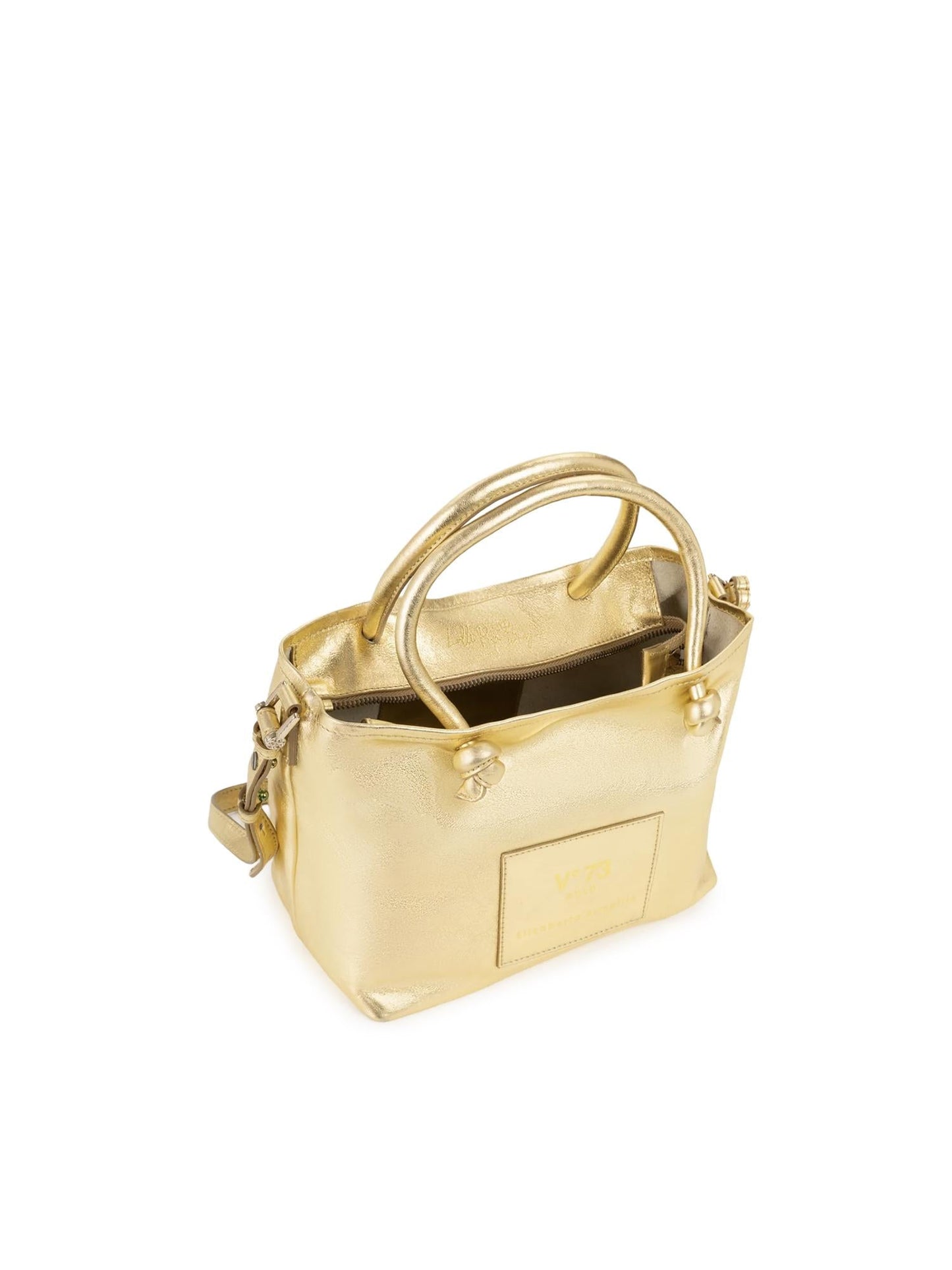 Mini bag in pelle con logo