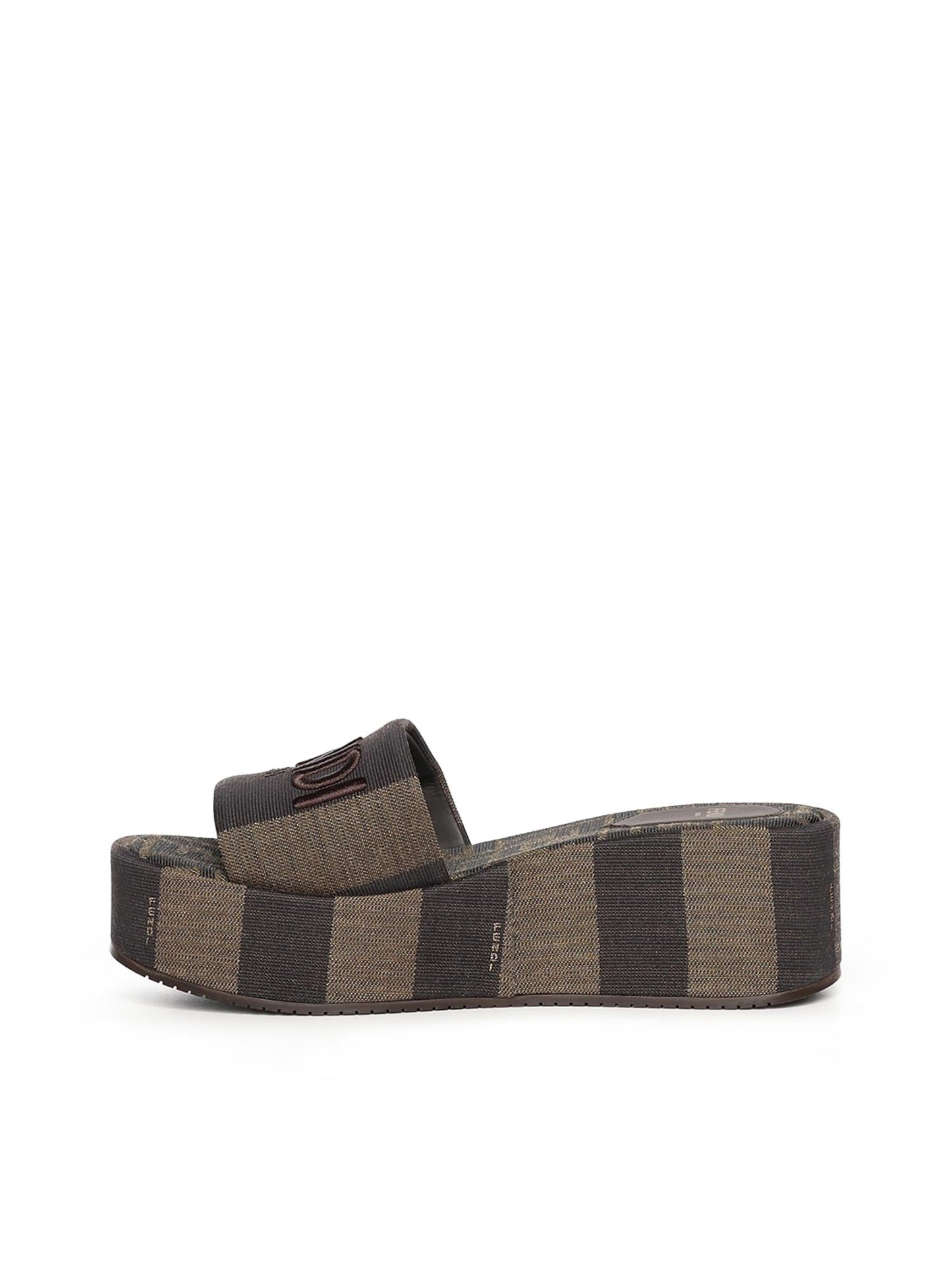 Flatform Fendi Sunshine in tessuto