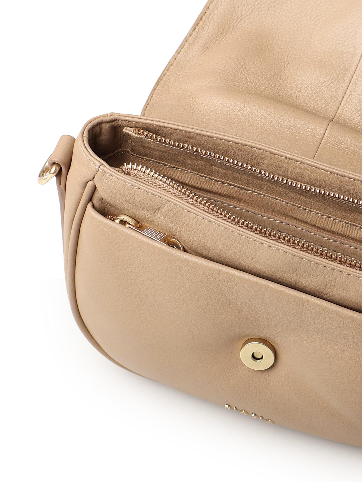 Mini bag a tracolla in pelle
