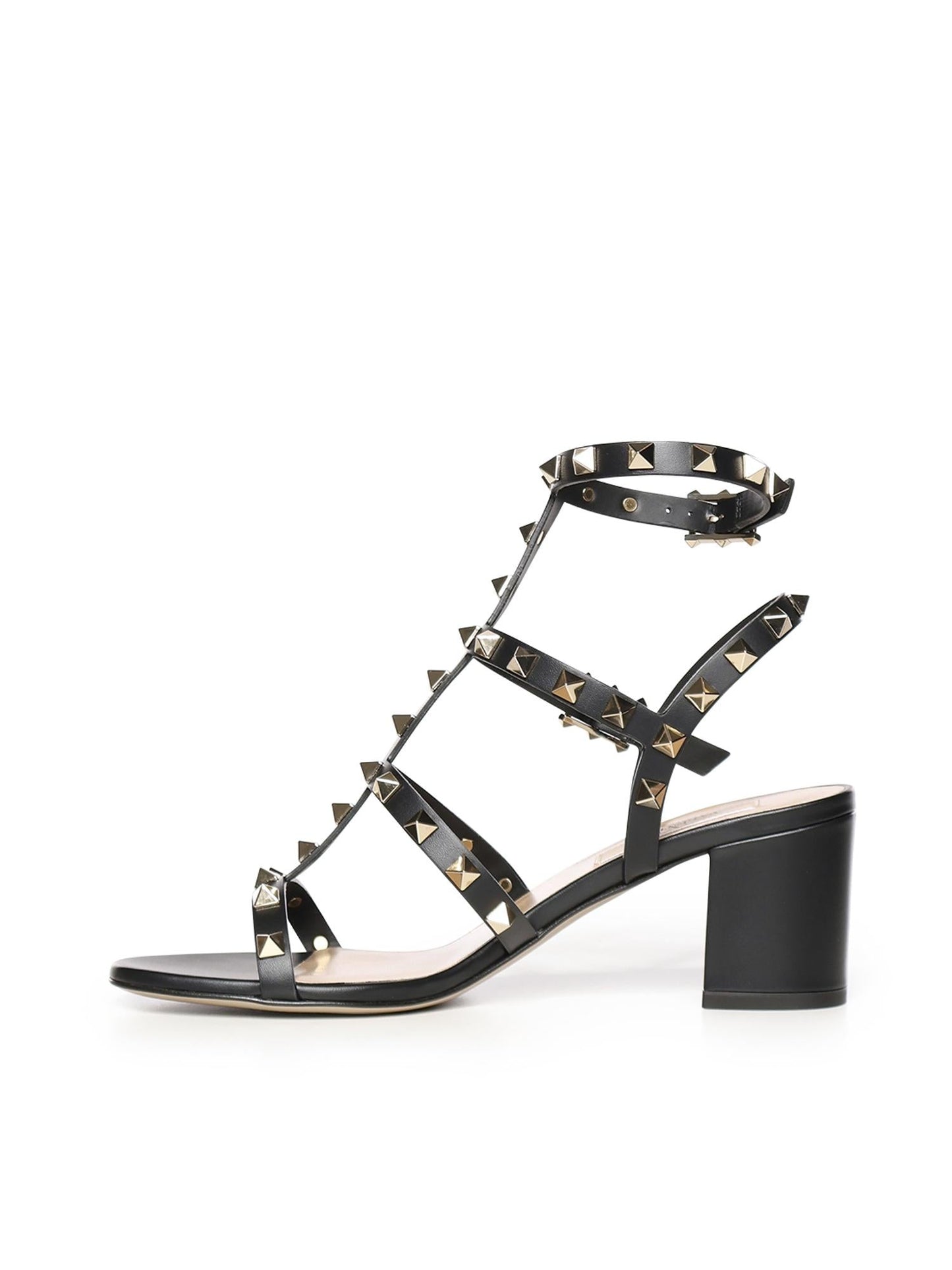 Sandalo Rockstud con cinturini in pelle