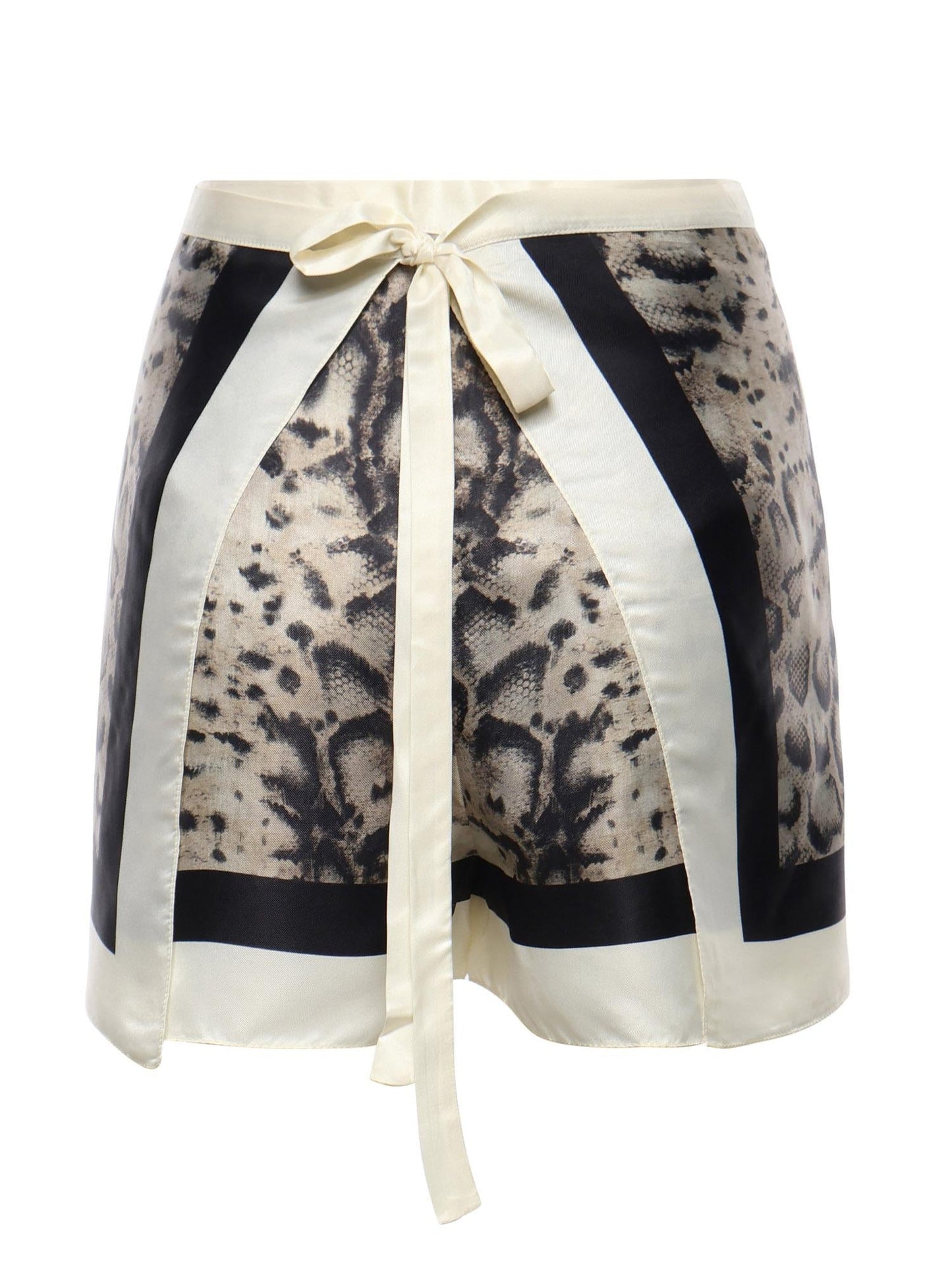 Short pantapareo con stampa paisley