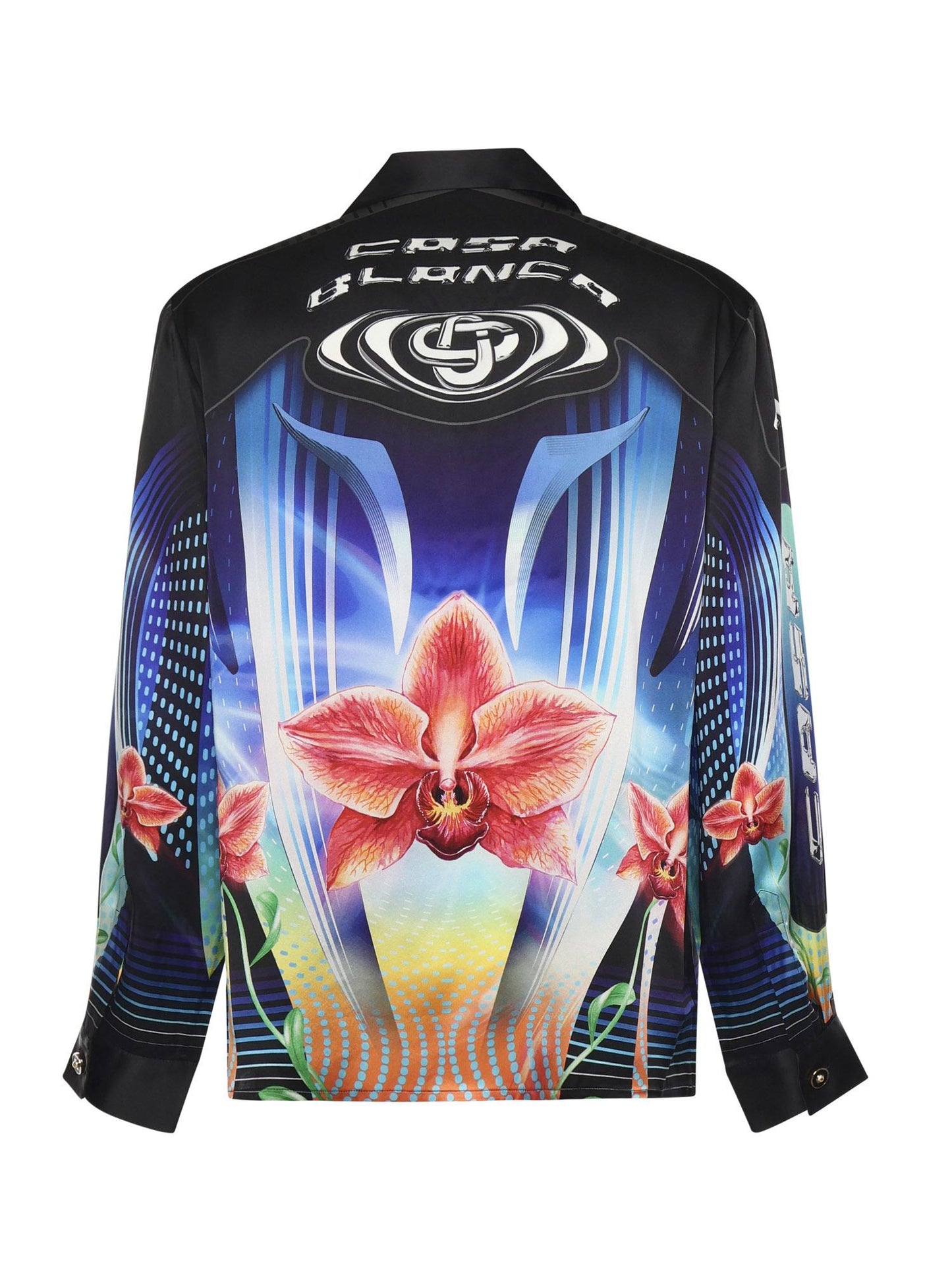 Camicia Orchid Racer in seta