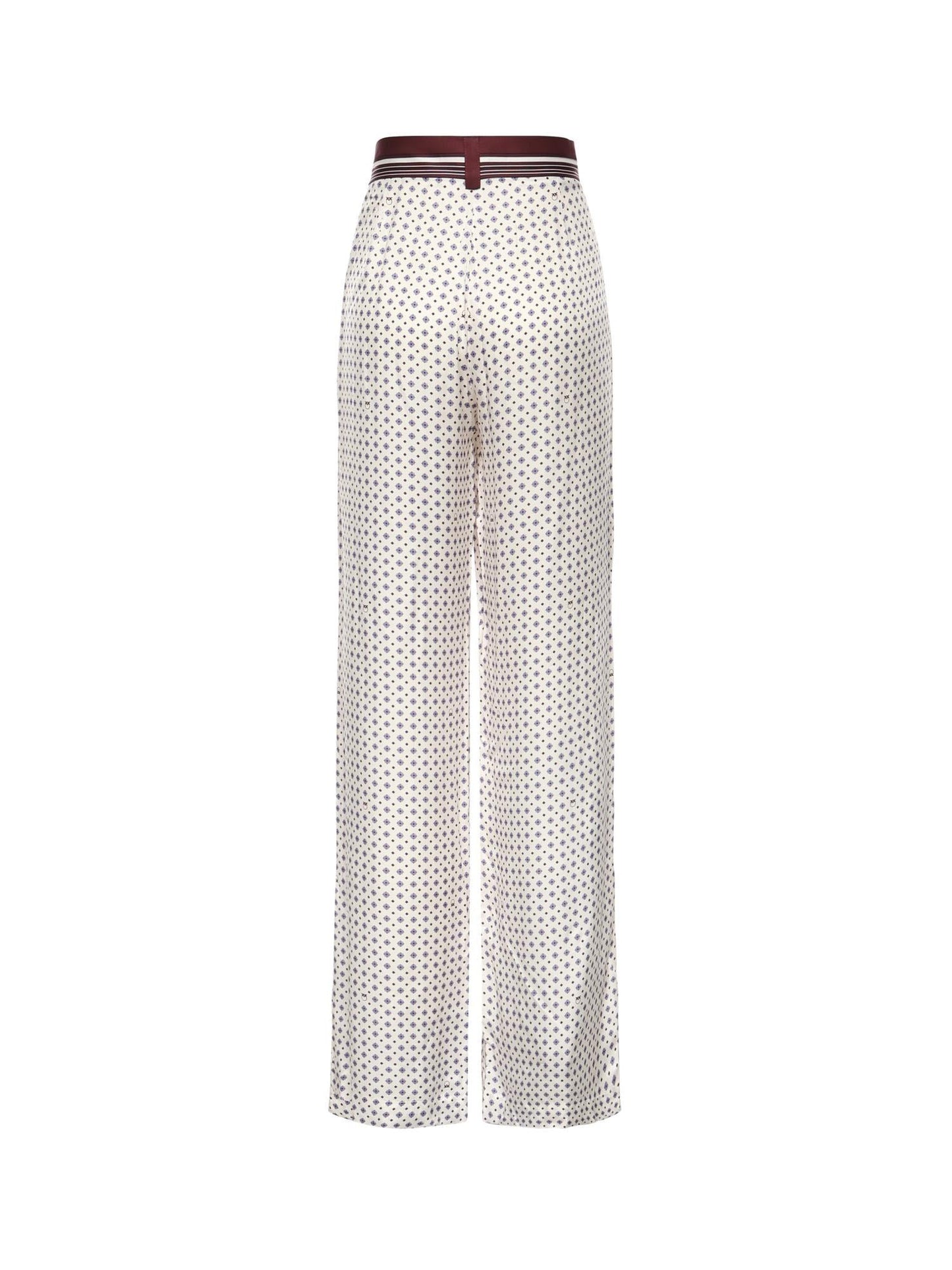 Pantaloni con motivo cravatteria