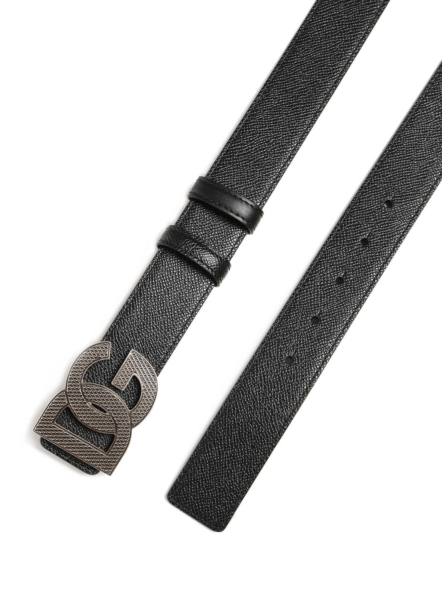 Cintura con logo in pelle di vitello