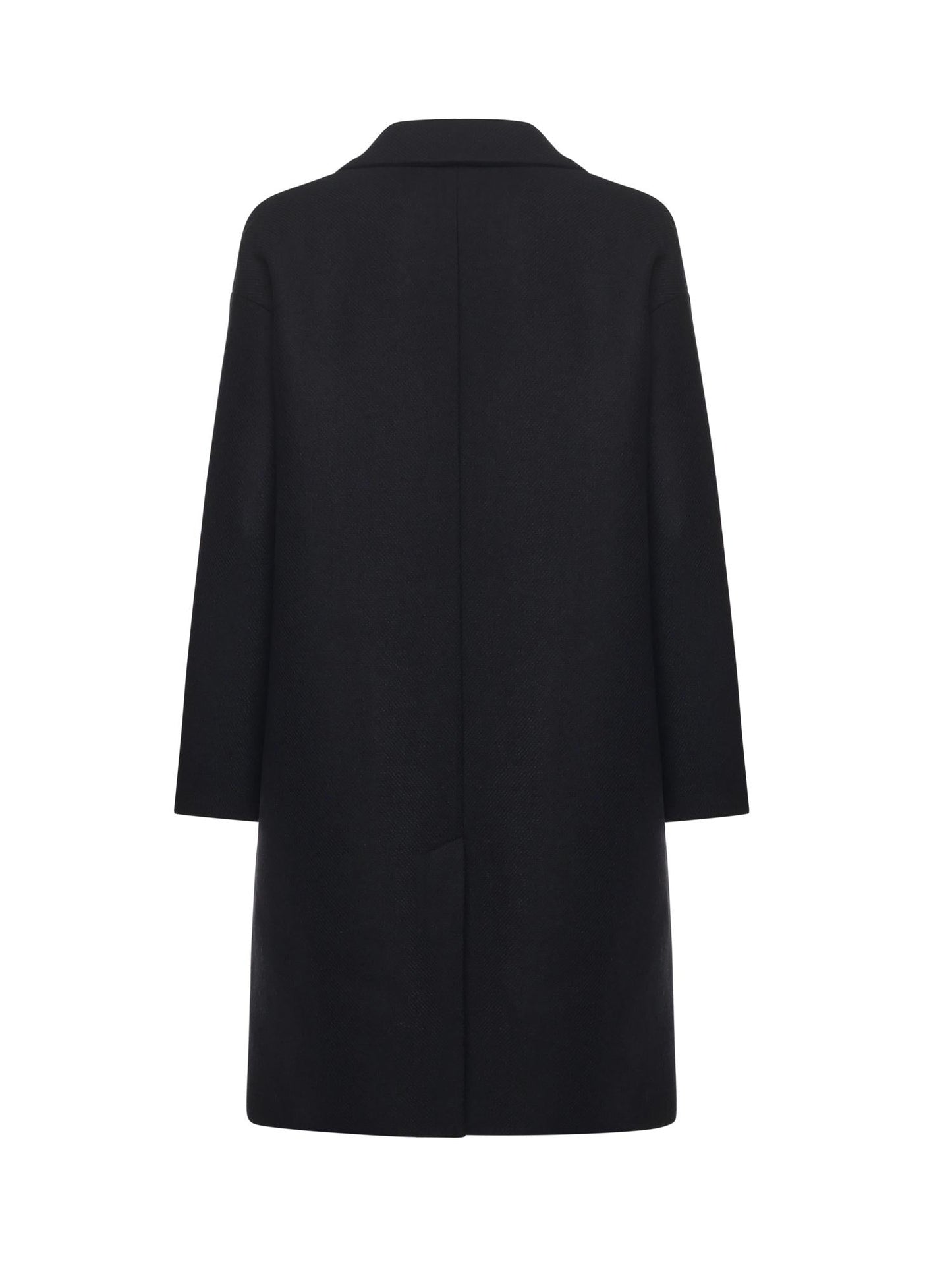 Cappotto midi in misto lana