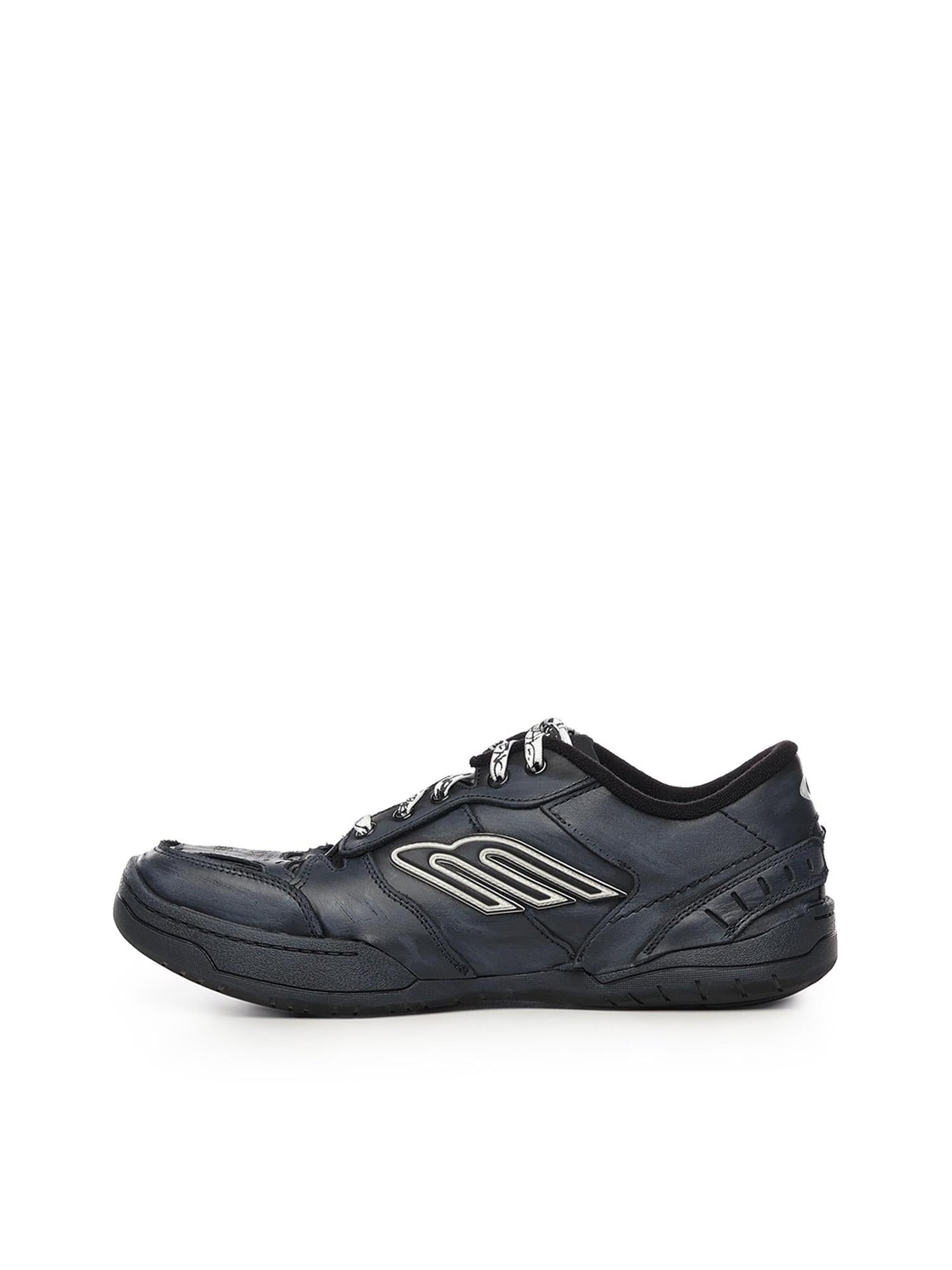 Sneaker Hamptons Worn-Out in pelle