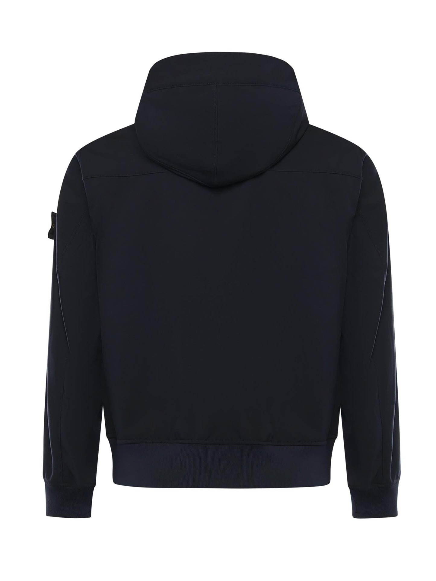 Giacca antigoccia in reps di nylon con logo