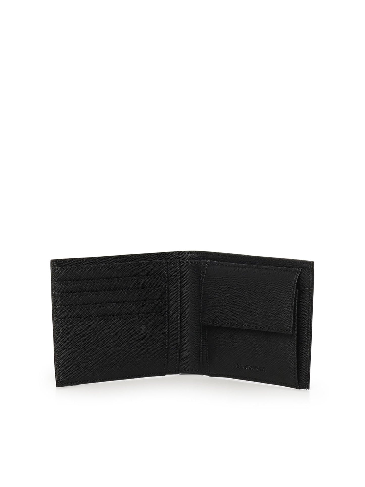 Portafoglio bifold in saffiano