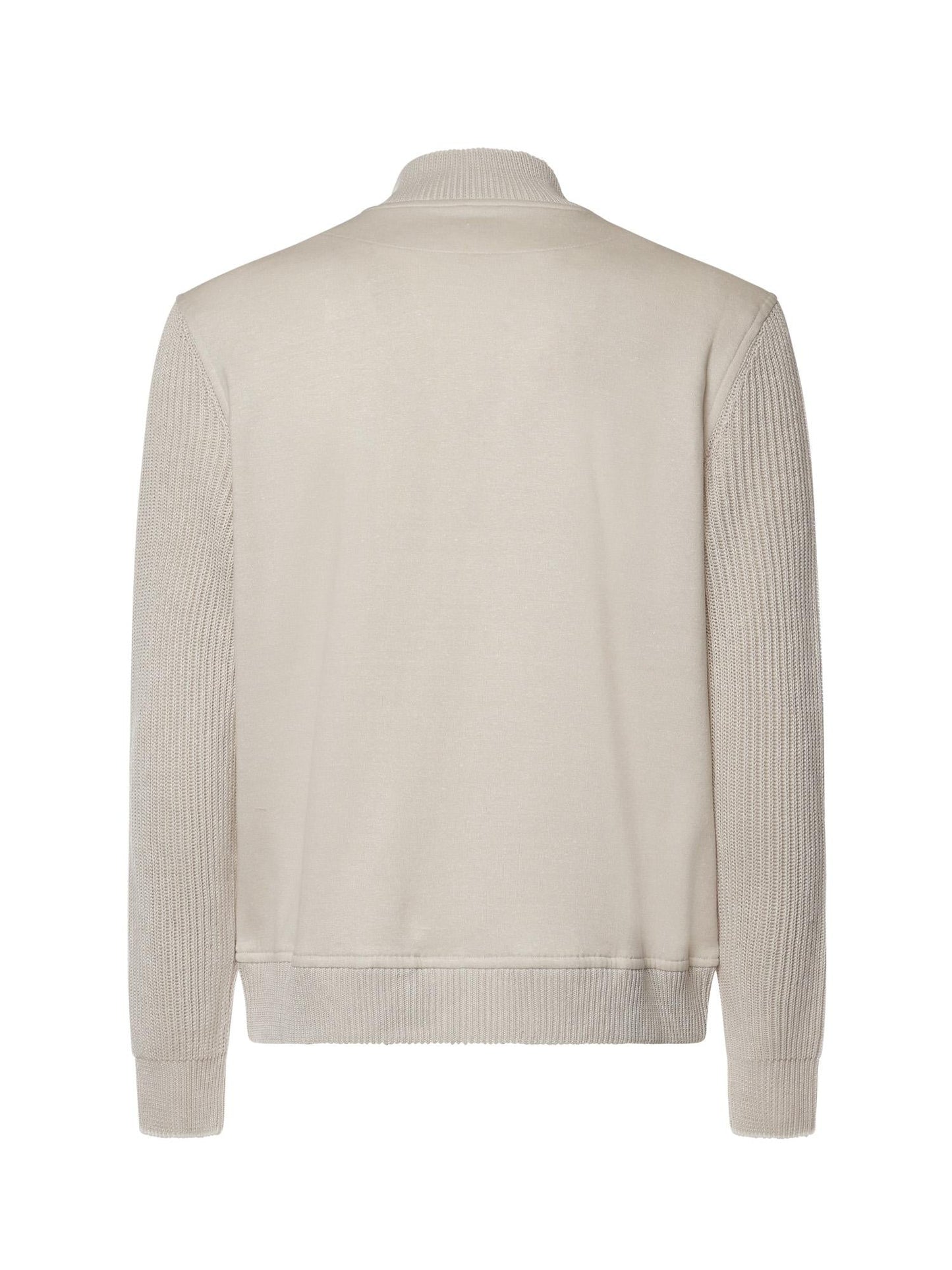 Bomber in cotone e lino