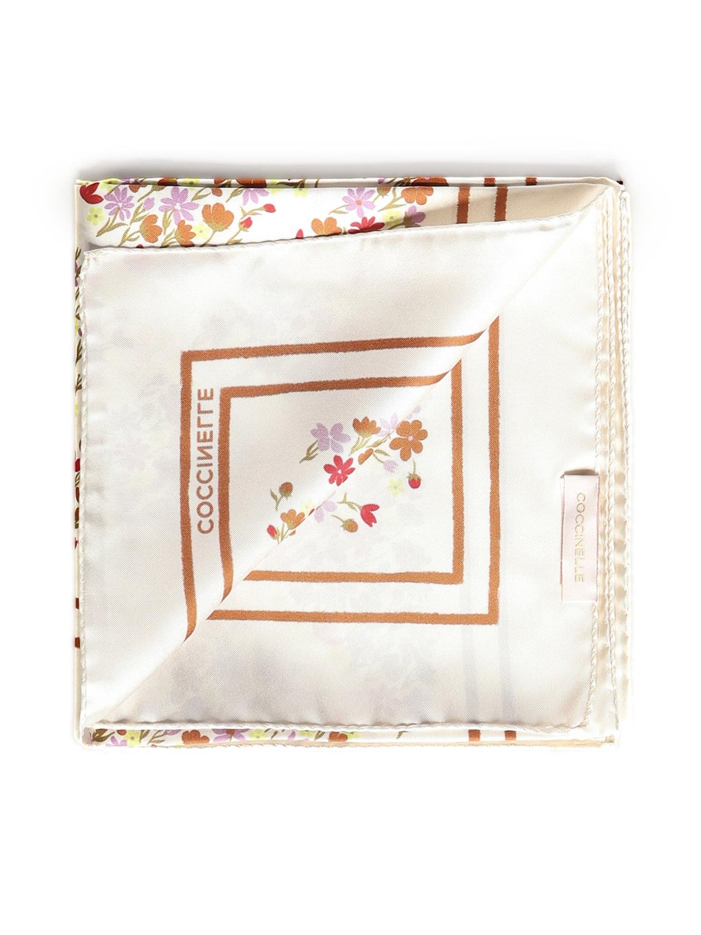 Foulard in seta con stampa