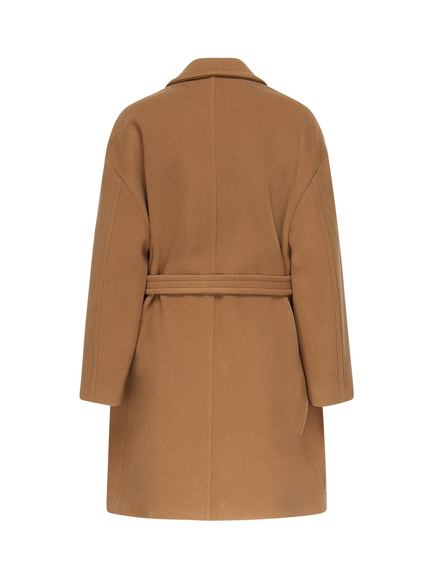 Cappotto monopetto in misto lana