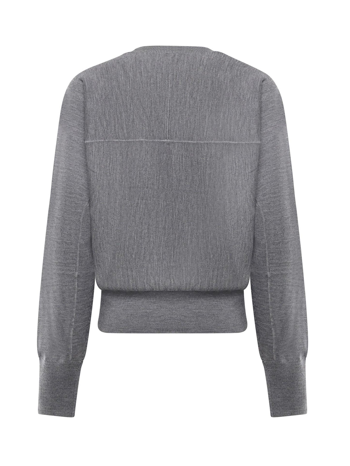 Maglia con logo in lana