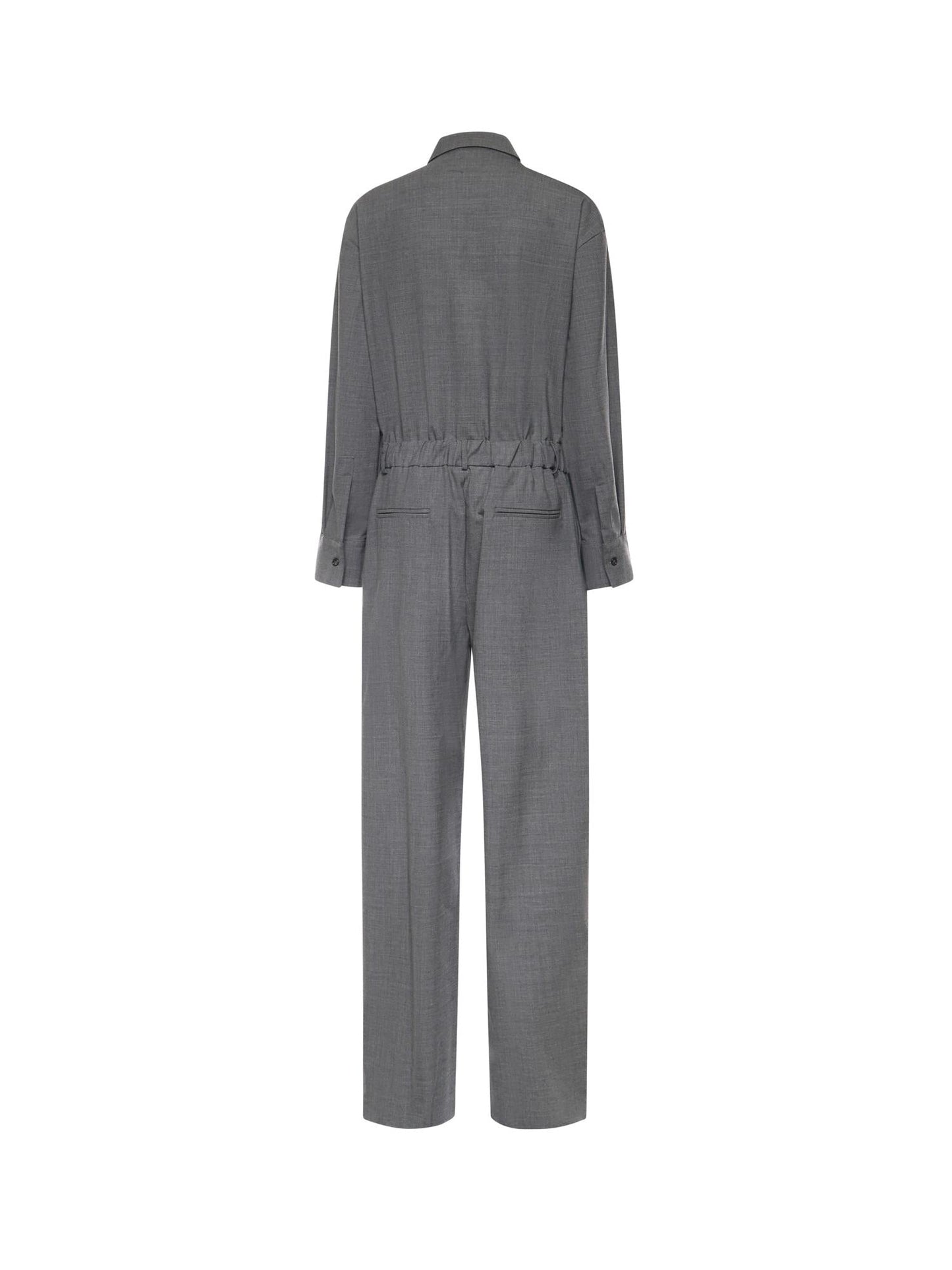 Jumpsuit in acrilico e viscosa