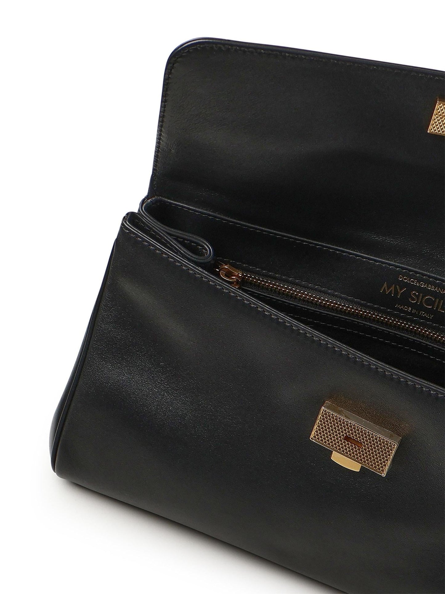 Borsa a mano My Sicily in pelle di vitello