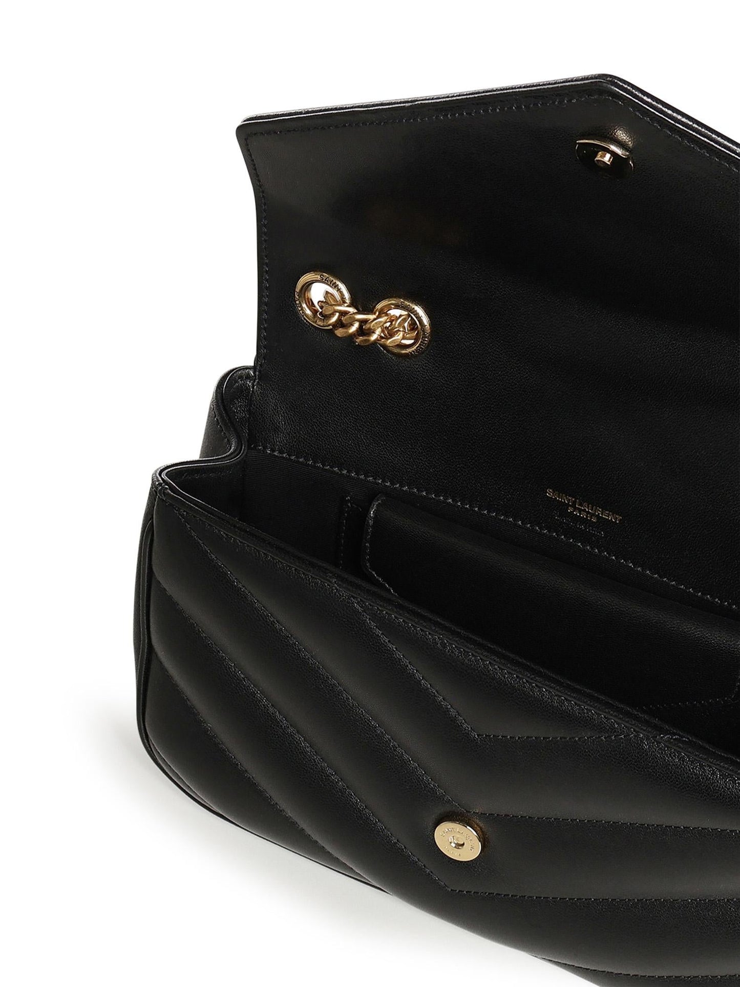 Borsa Loulou small in pelle di agnello trapuntata