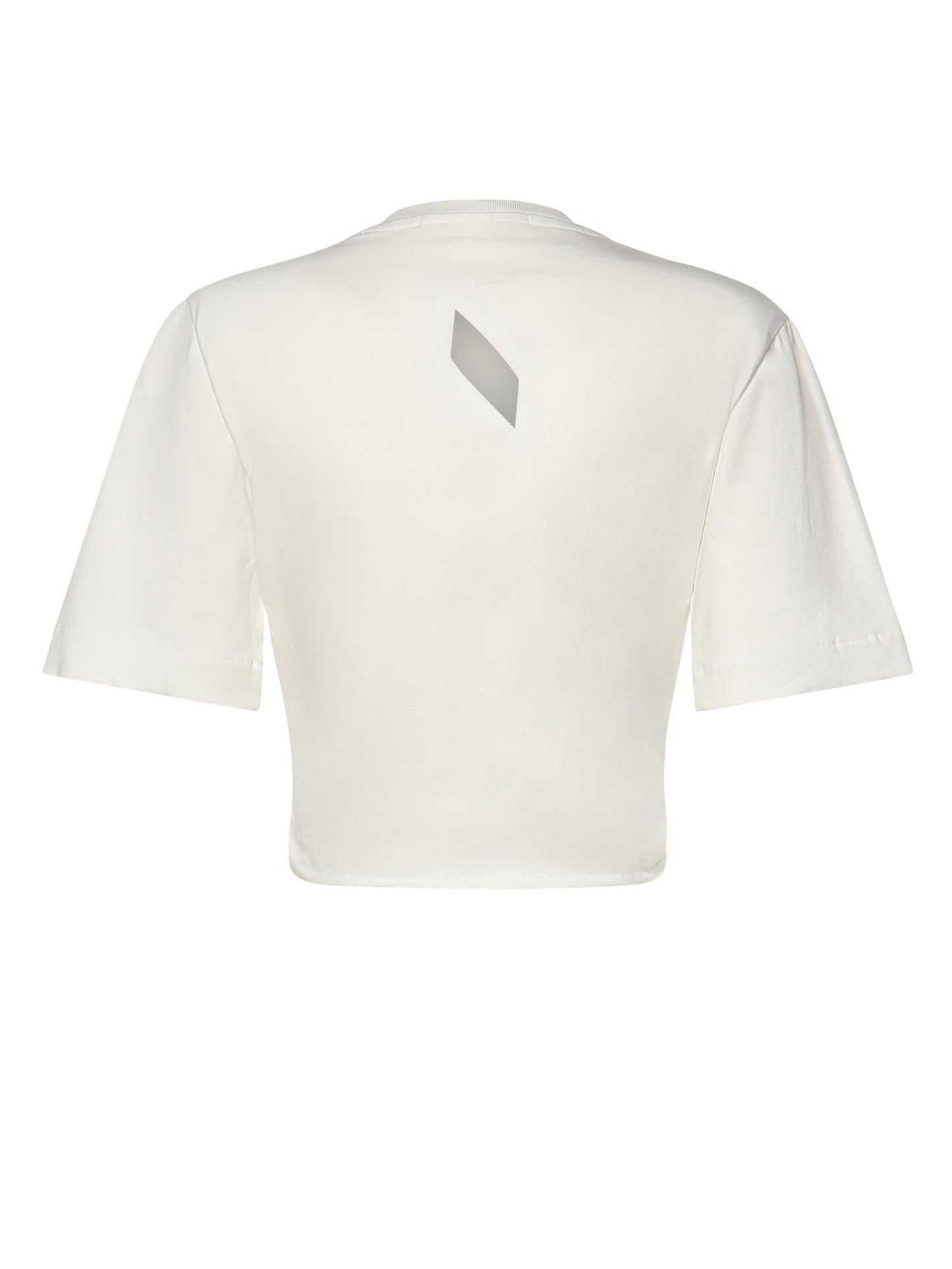 T-shirt cropped in cotone