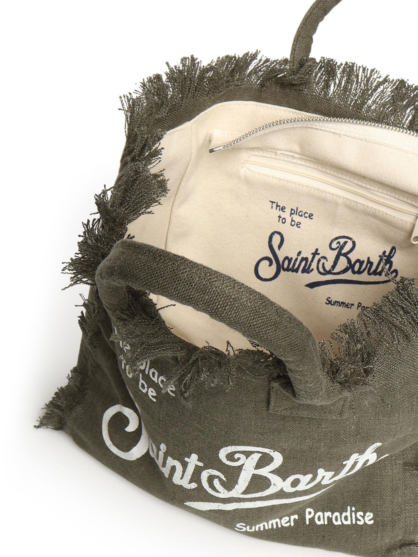 Borsa Colette in lino con logo