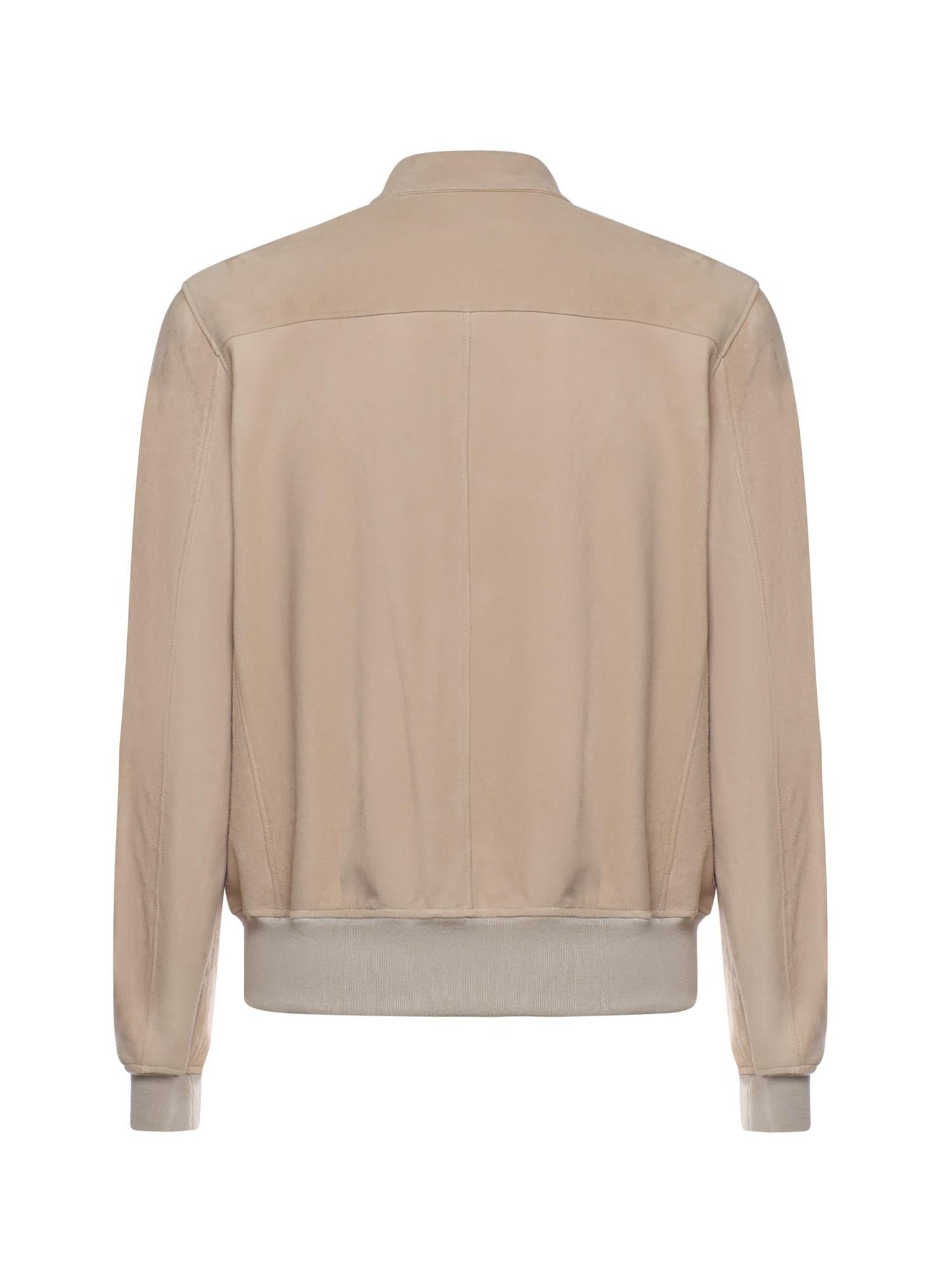 Bomber in suede