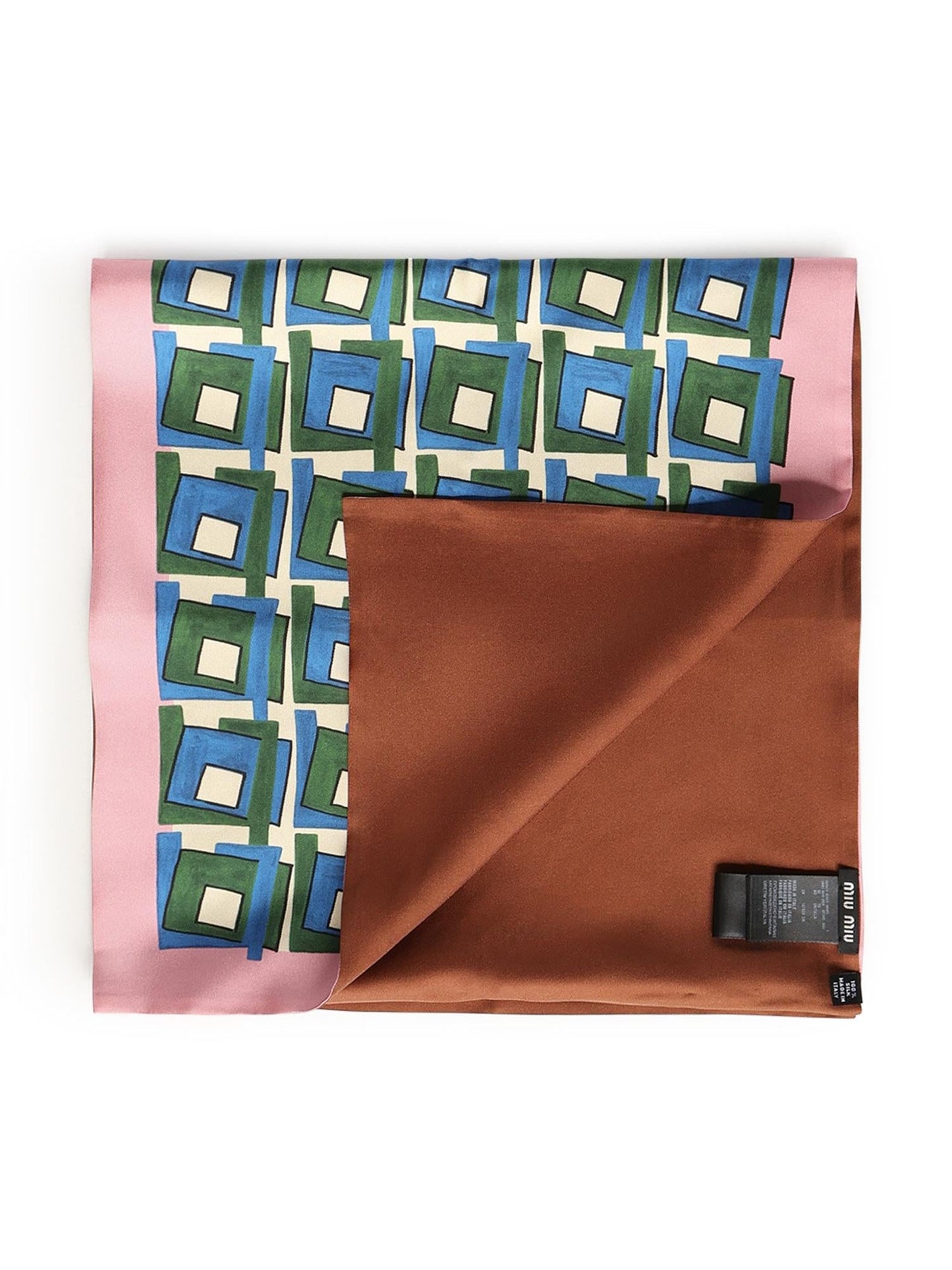 Foulard stampato in seta