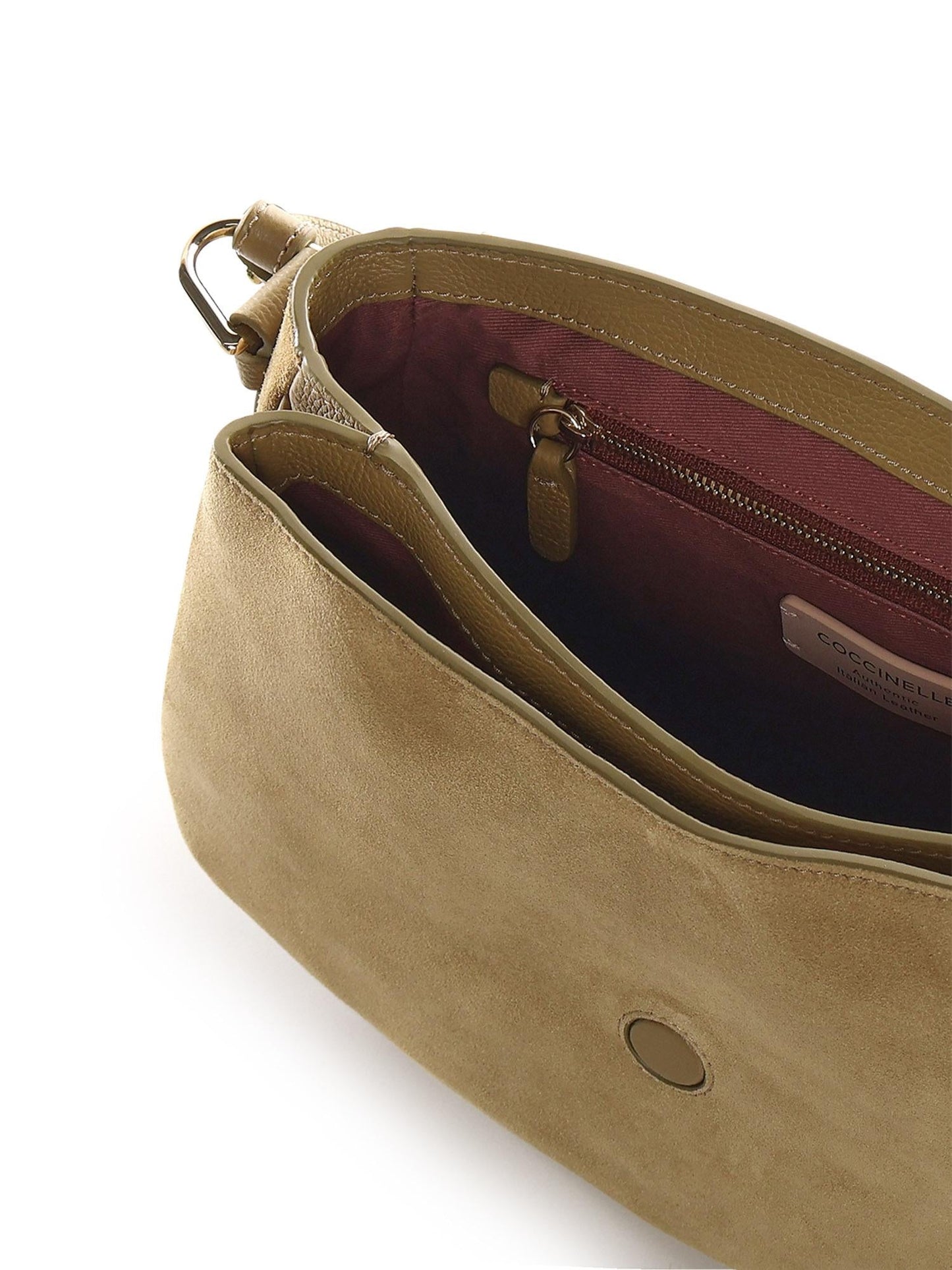 Borsa a spalla Mavery Large in suede