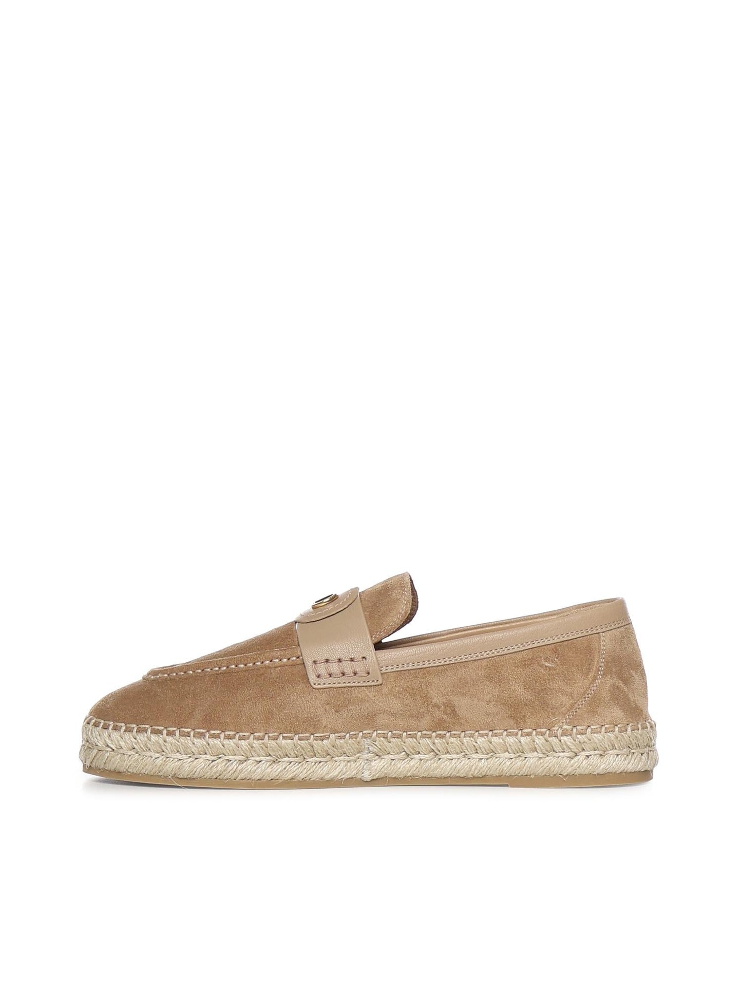 Espadrillas in suede con logo