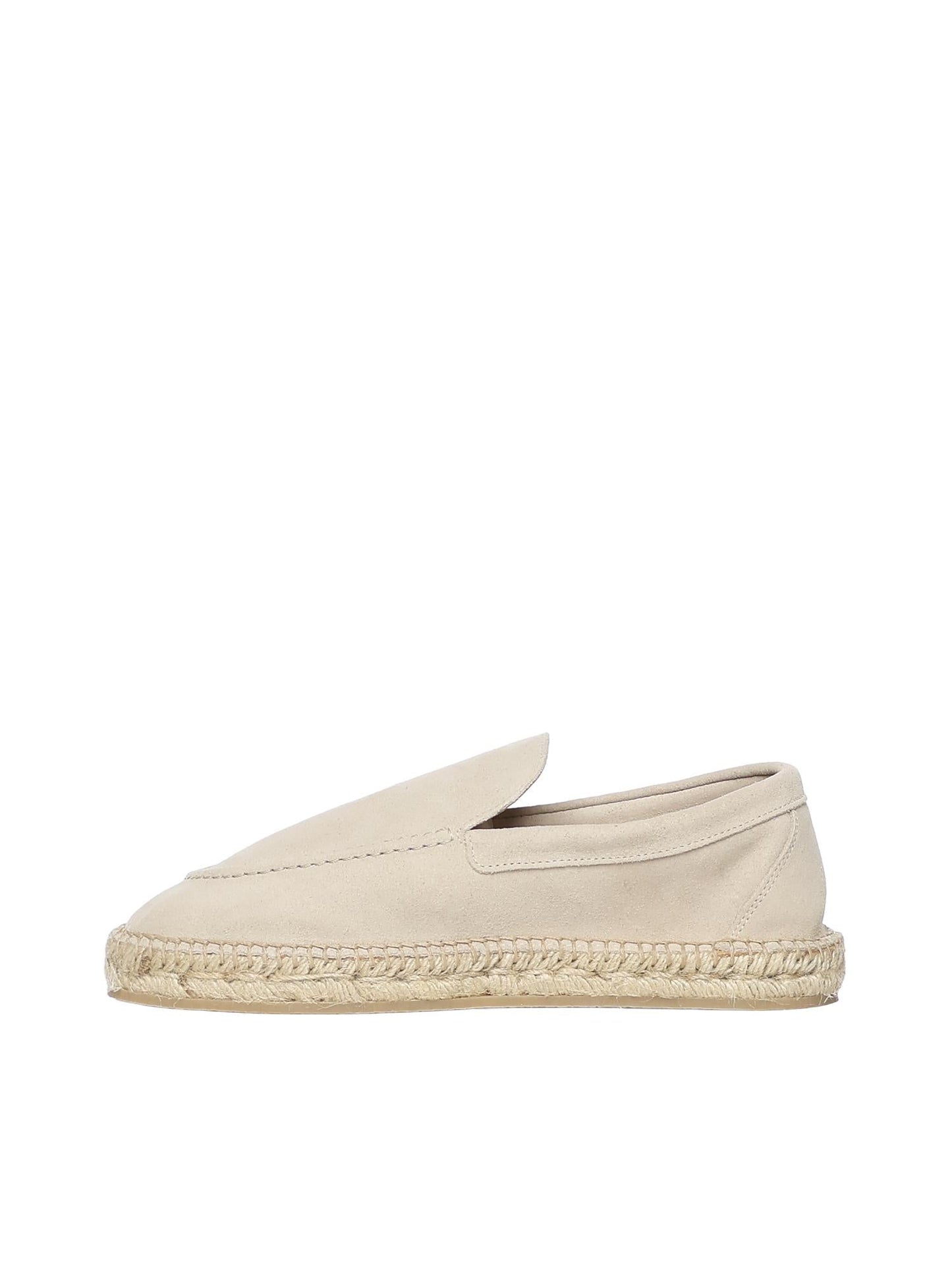 Espadrillas in pelle scamosciata