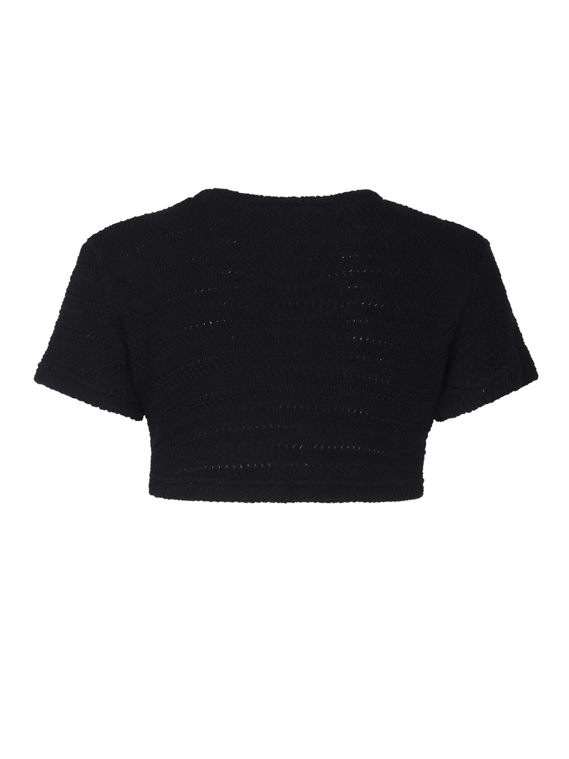 Maglia cropped con dettaglio cut- out