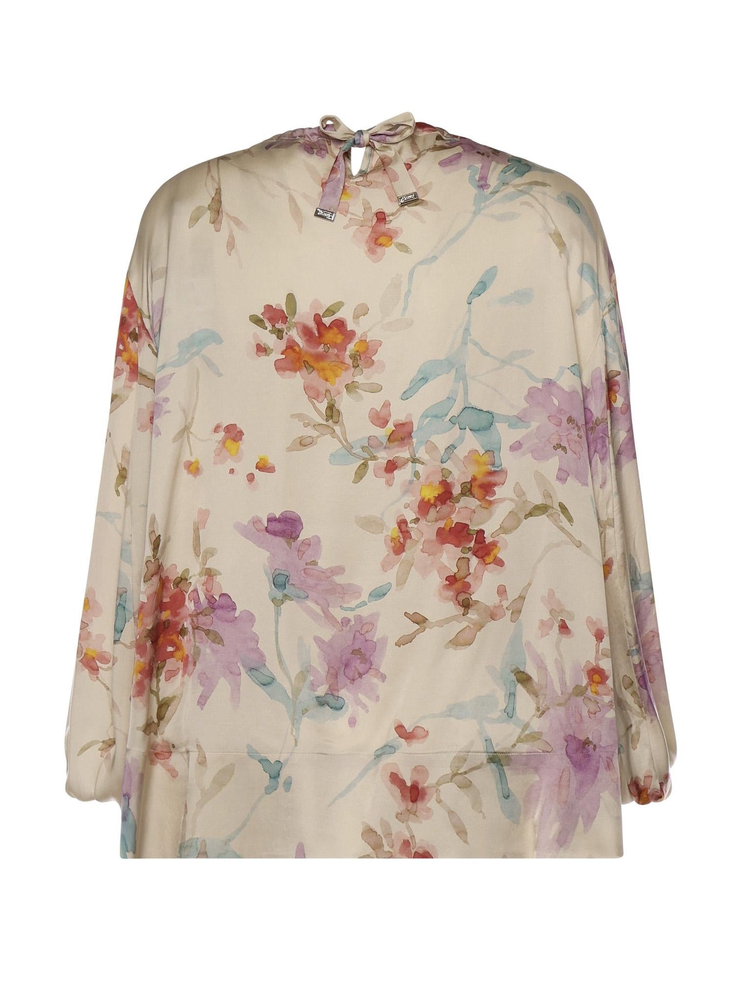 Blusa con stampa floreale