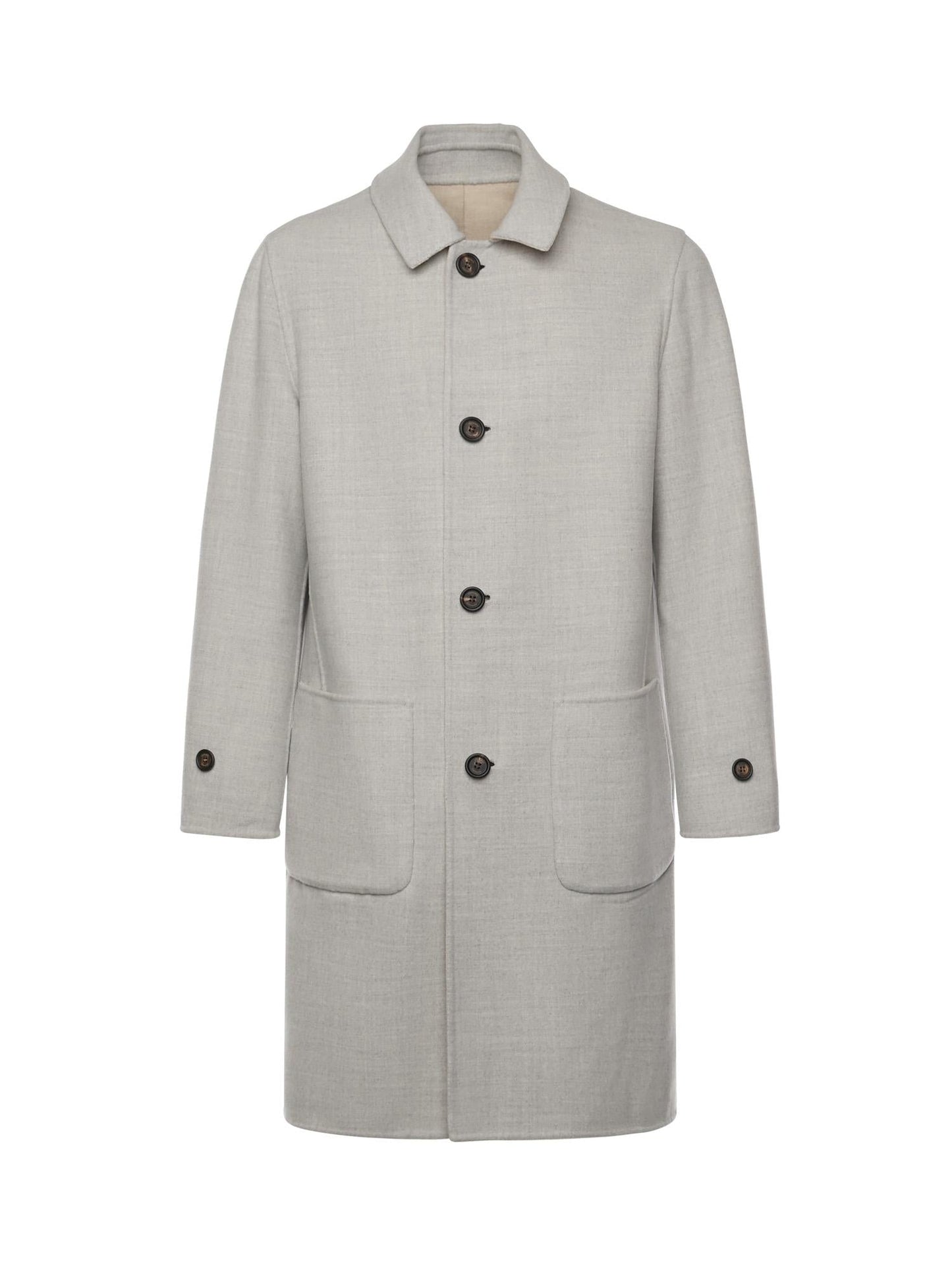 Cappotto reversibile in lana