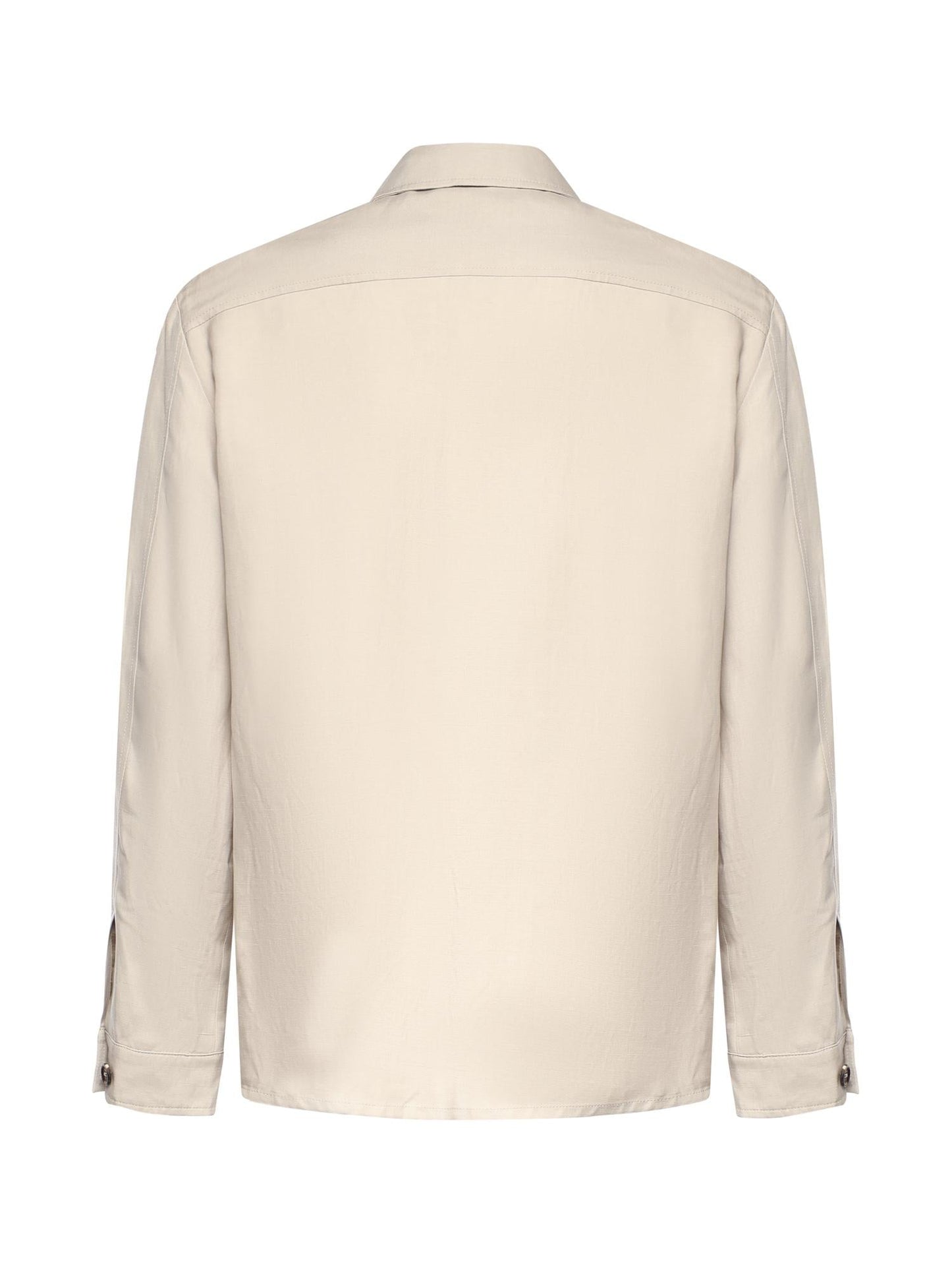 Overshirt in lyocell e lino