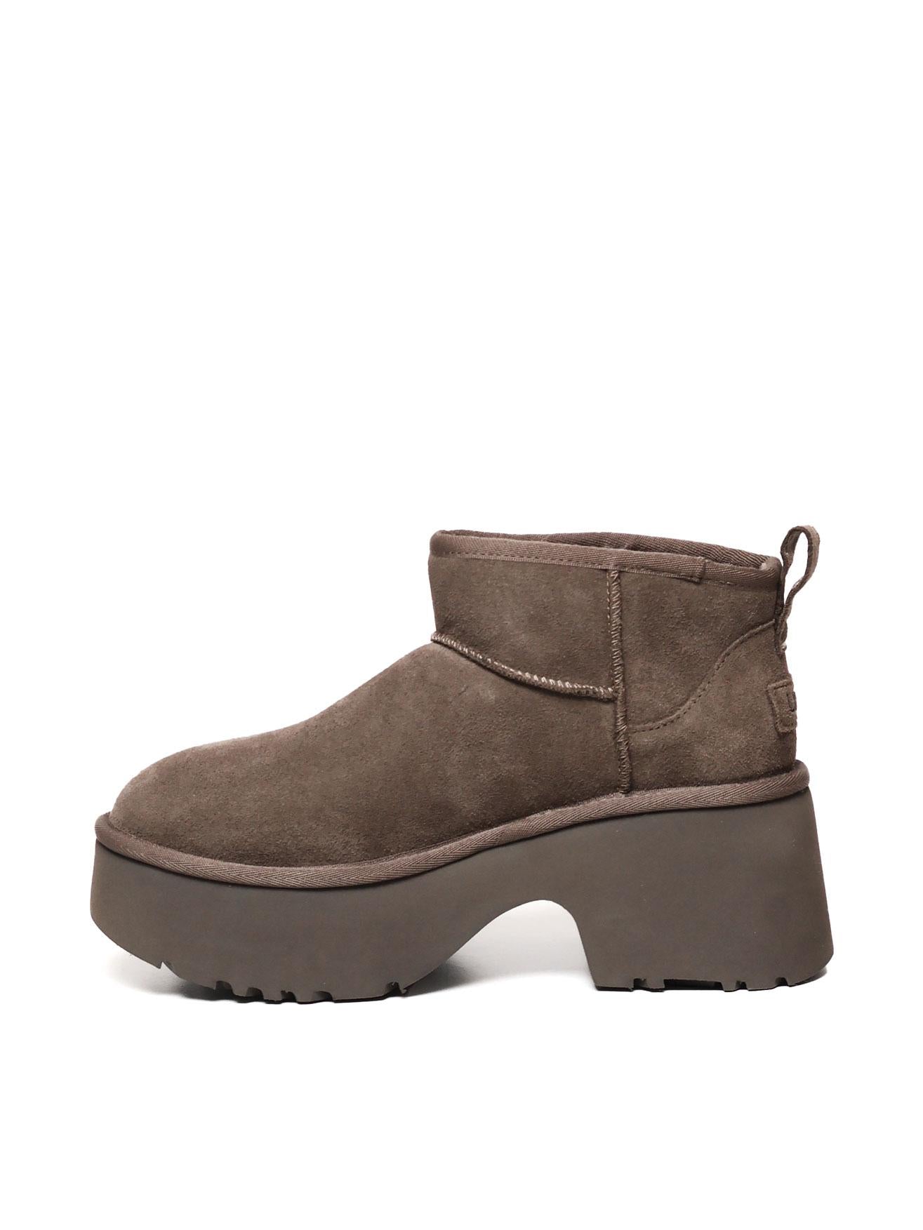 Ultra mini new heights boots in suede