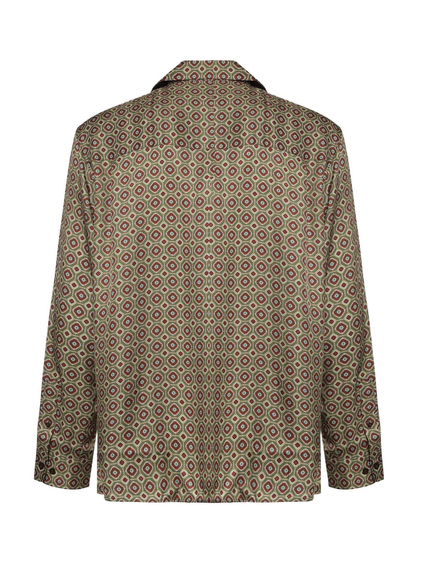 Camicia con stampa in viscosa