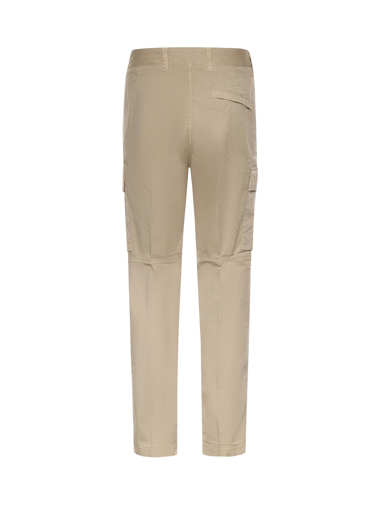 Pantalone cargo in twill di cotone stretch