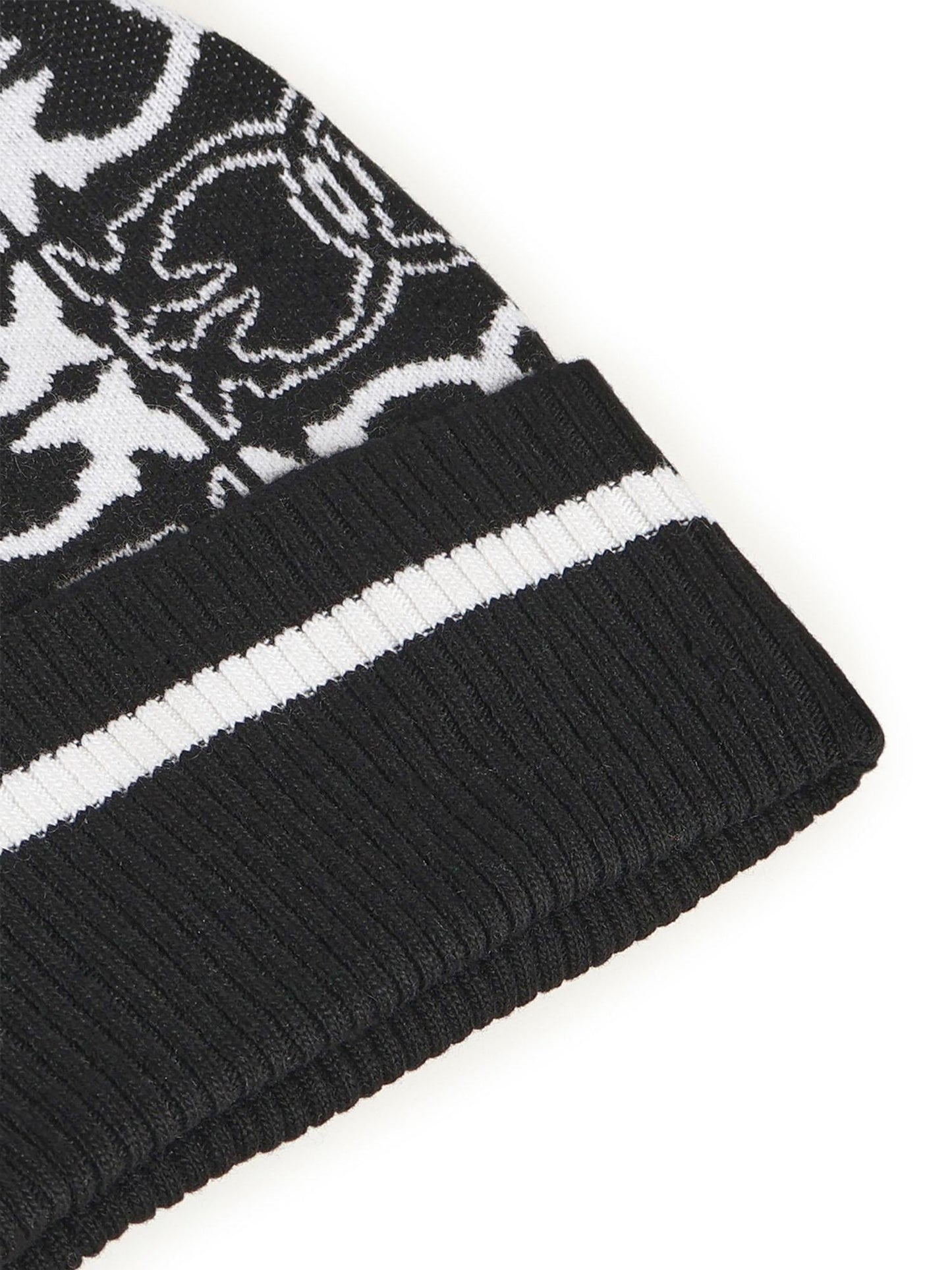 Berretto con logo jacquard