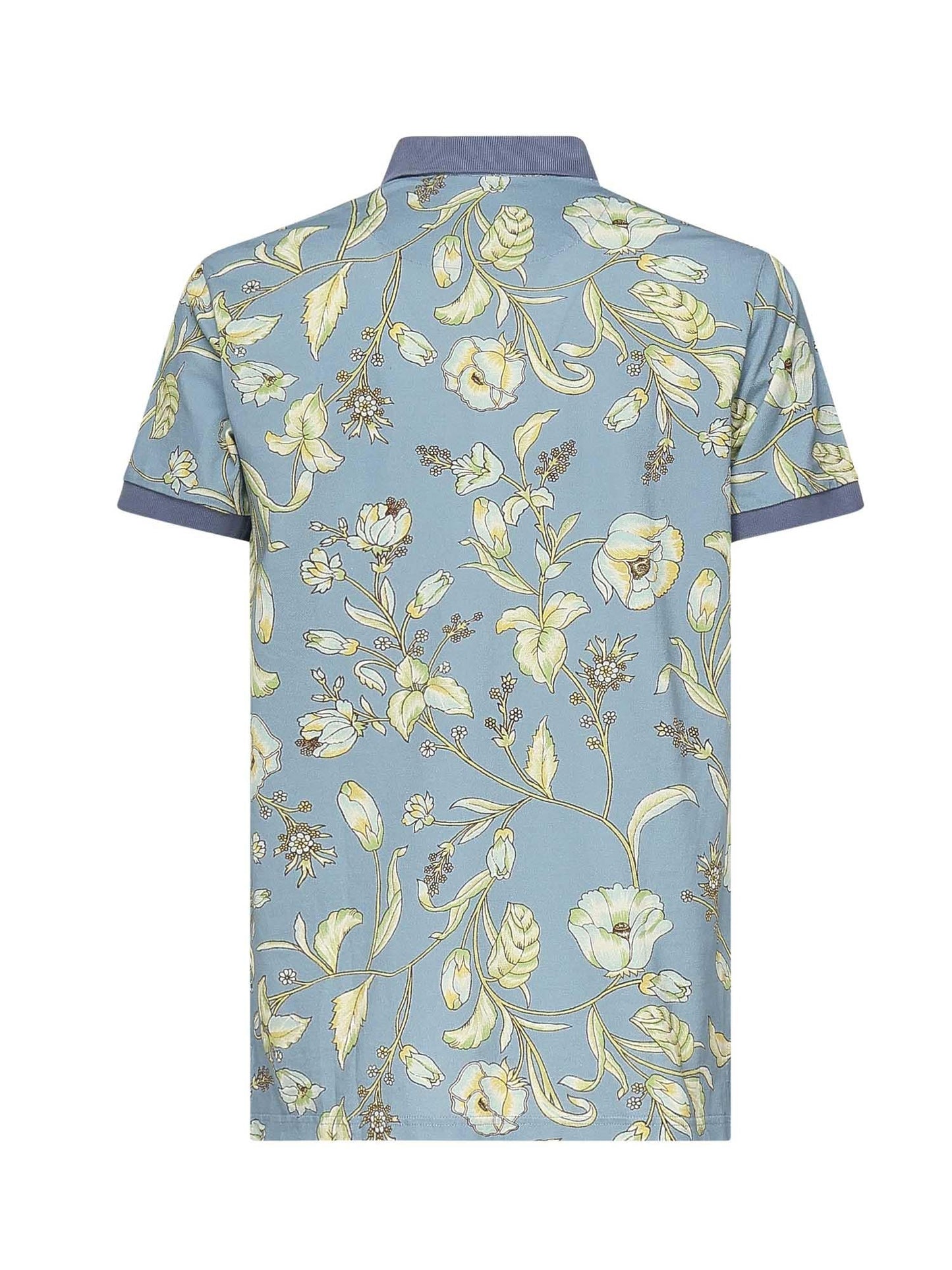 Polo con stampa floreale