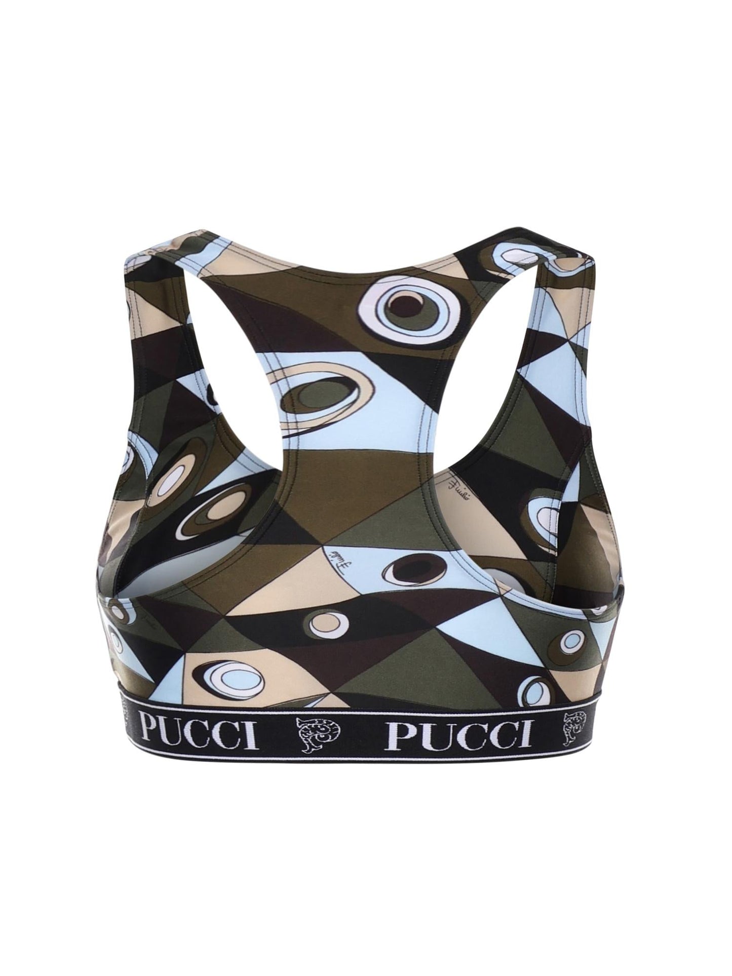 Top in lycra stampa Occhi