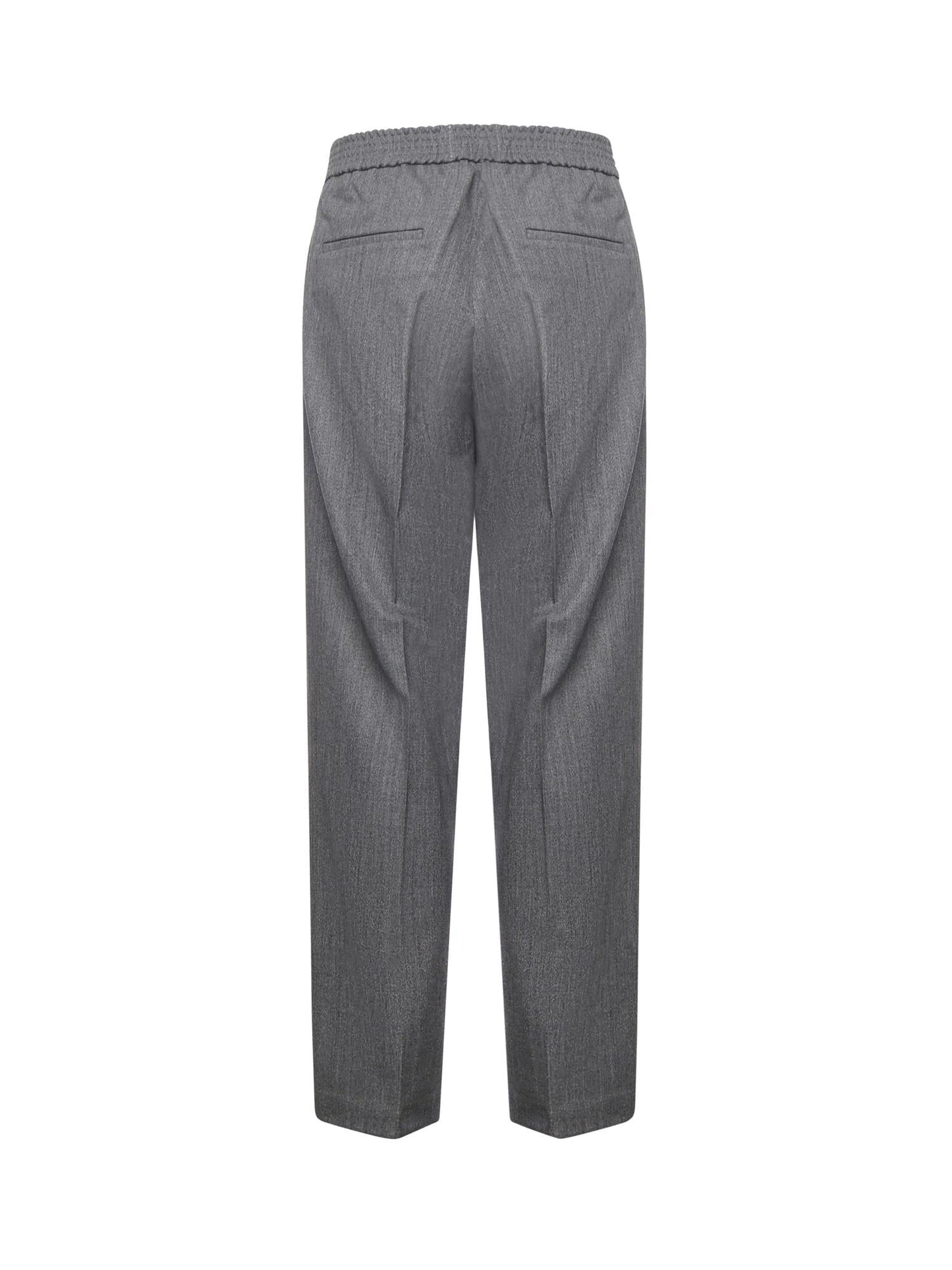 Pantaloni in misto lana con pinces